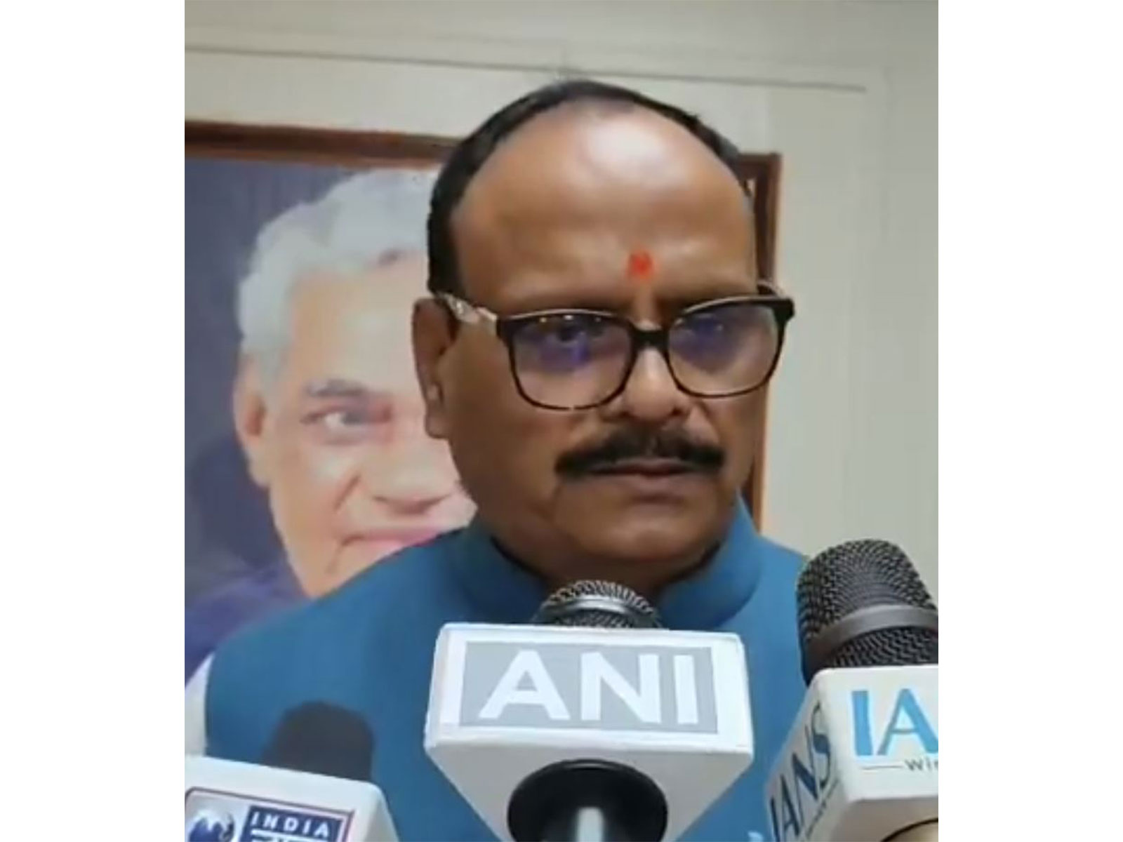 Uttar Pradesh Deputy Chief Minister Brajesh Pathak (Photo/ANI)