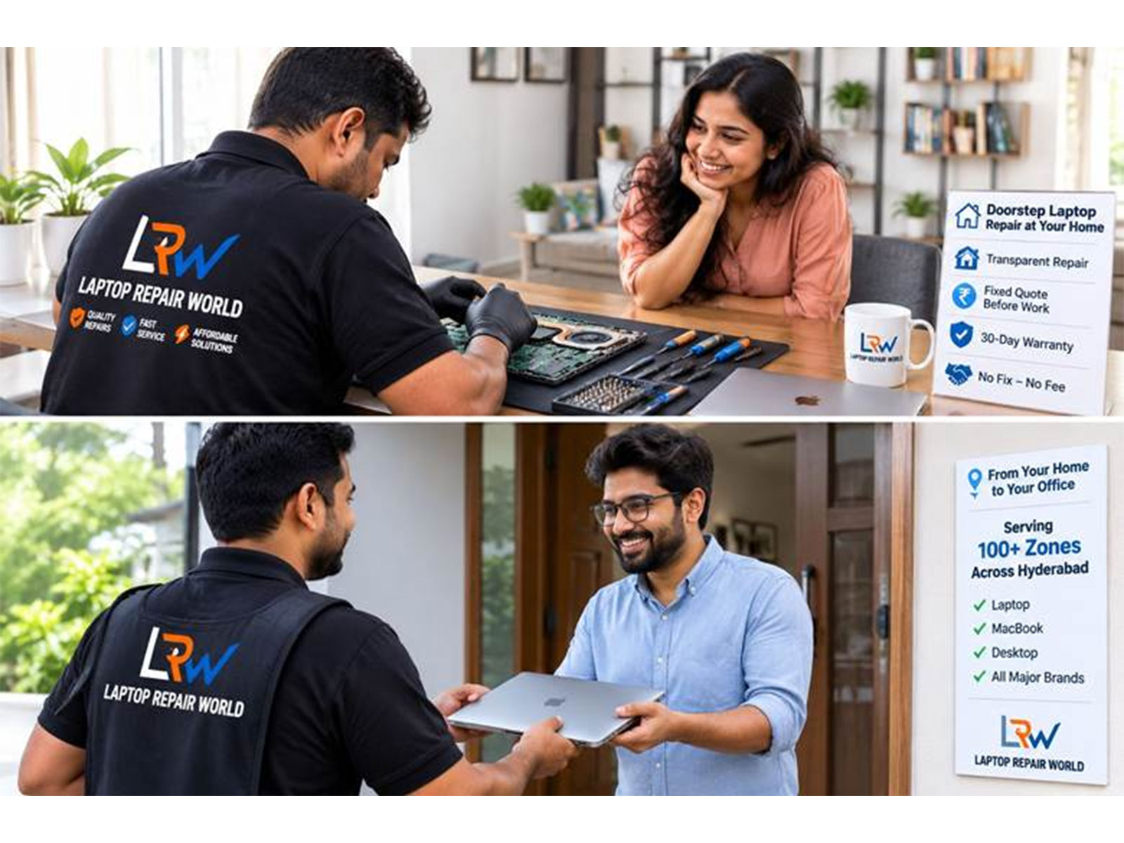Customers cite convenience, transparency and the ability to watch repairs as key reasons for choosing doorstep service
