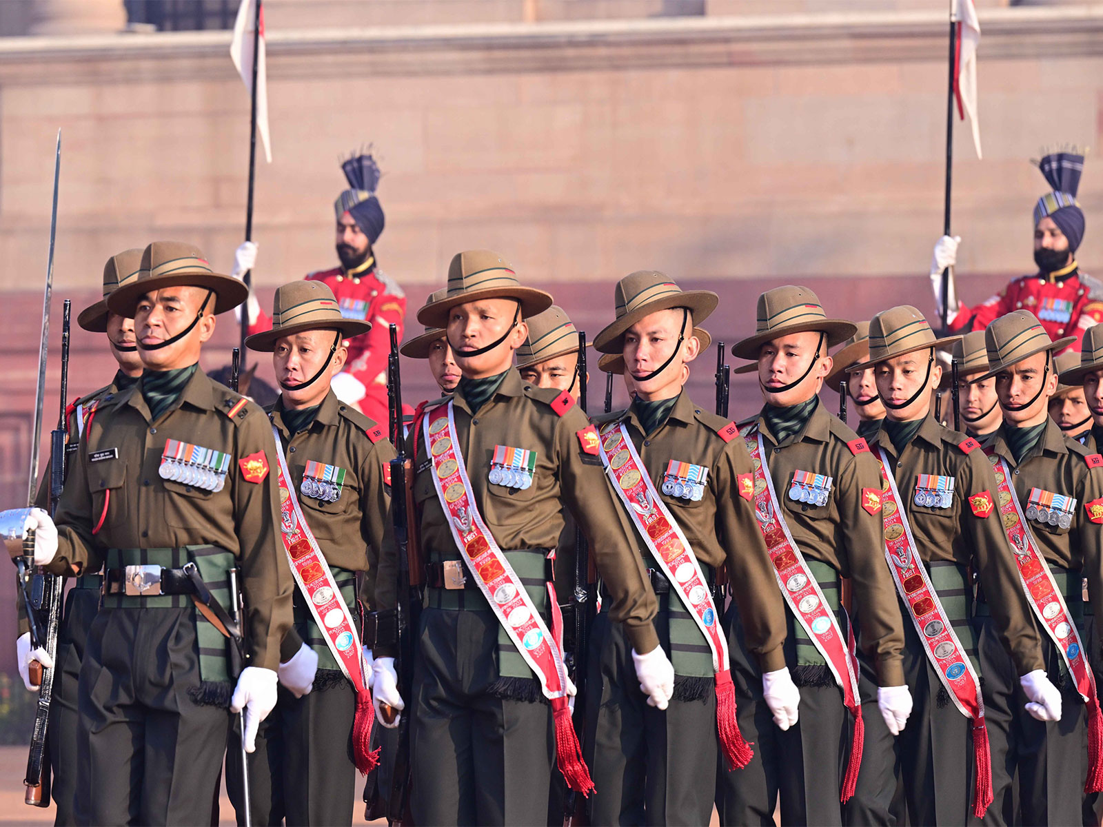 Visual of Change of Guard Ceremony (Photo/ANI)
