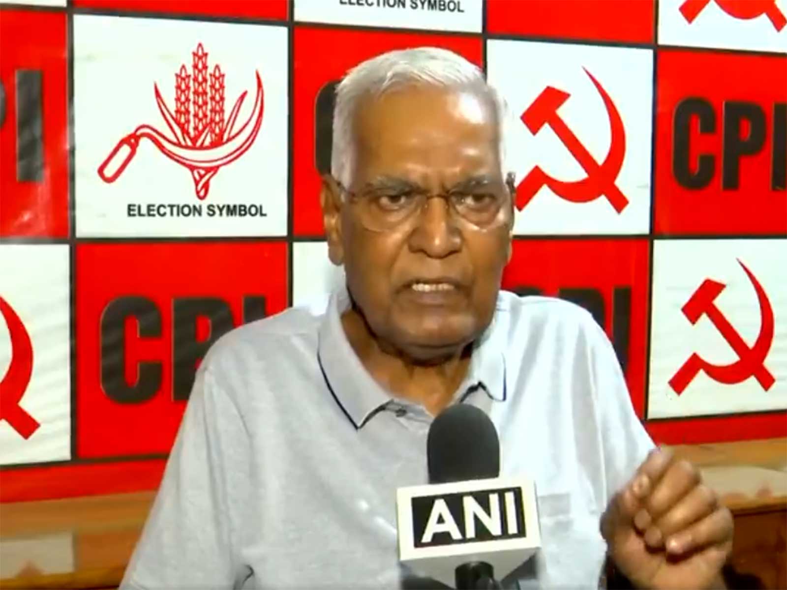 Communist Party of India (CPI) General Secretary D Raja (File Photo/ANI)