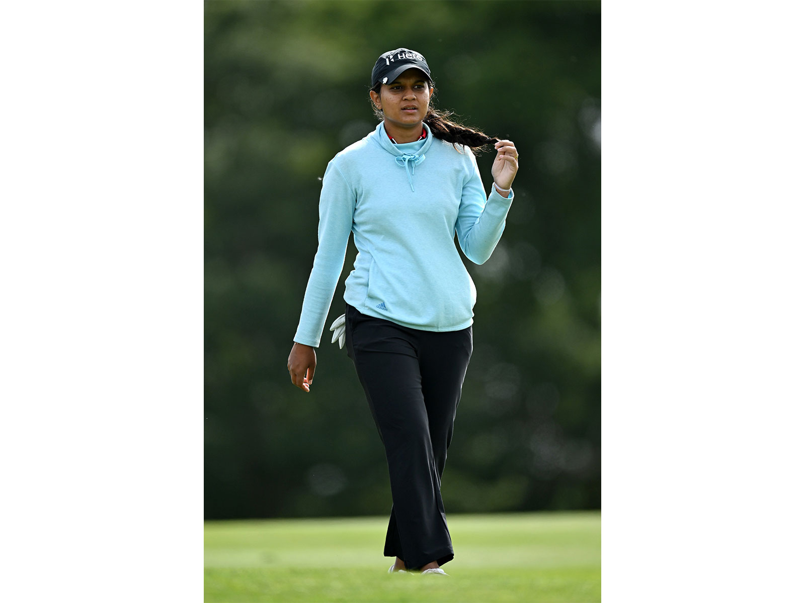 India golfer Pranavi Urs in action during Women's Irish Open (Image: LET)