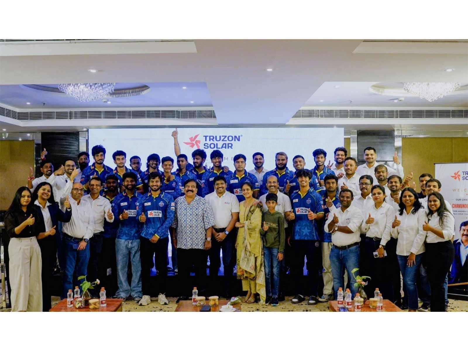 Truzon Solar Felicitates TG20 League Champions Hyderabad E-Champions, Reaffirms Support for Young Sporting Talent