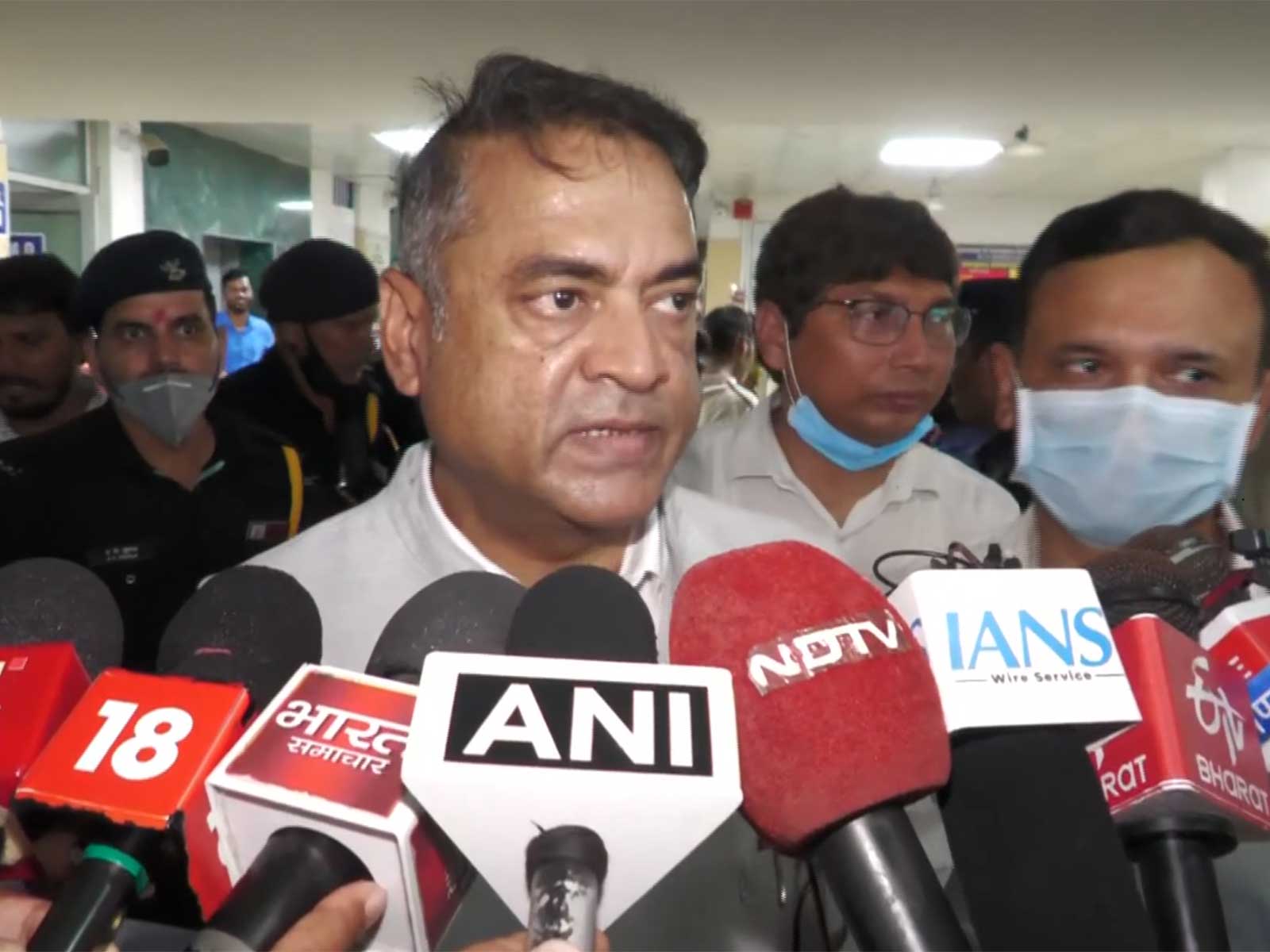 Principal Srn Medical College, Dr AK Verma (Photo/ANI)