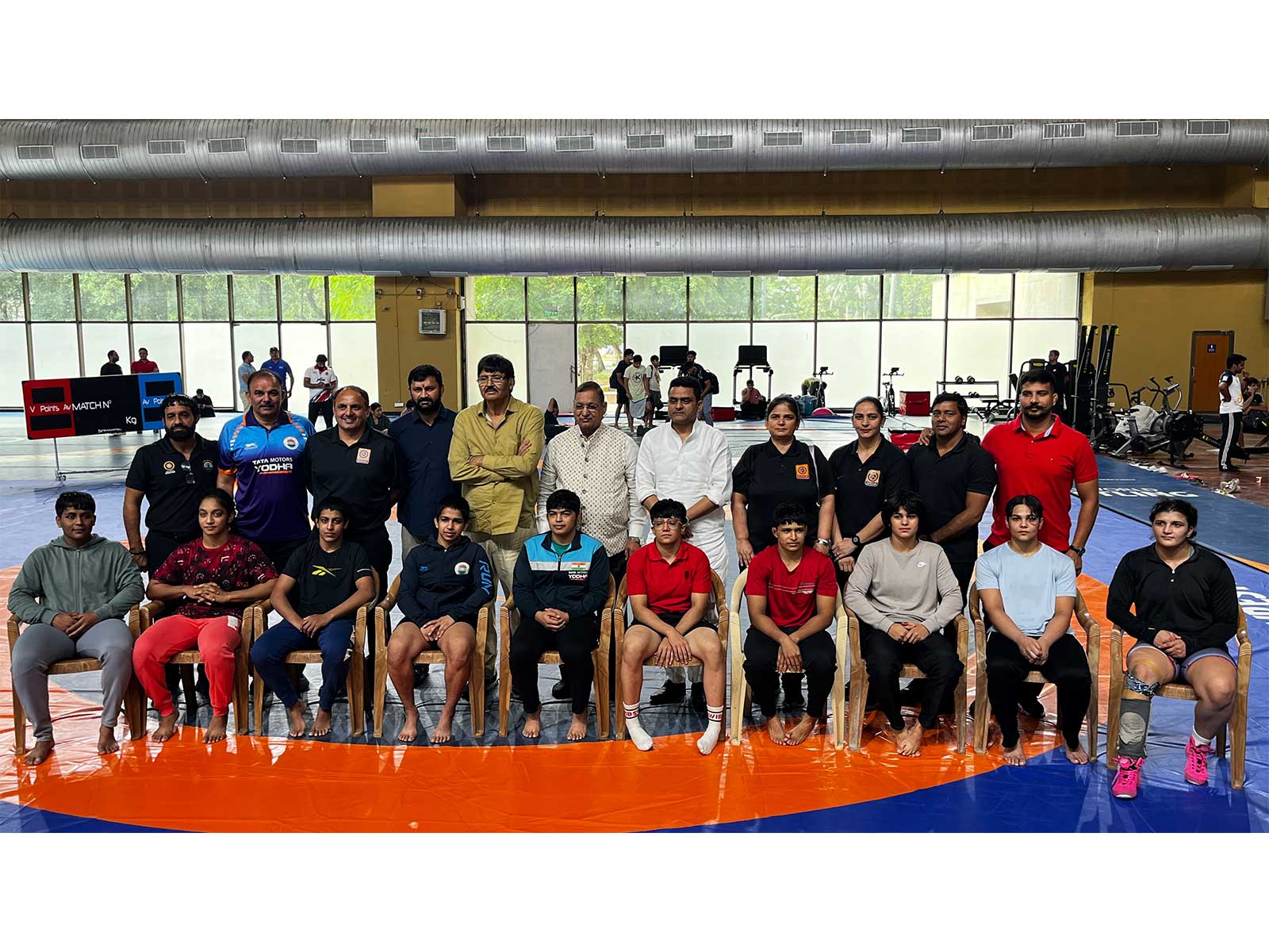 India women's squad for U23 World Wrestling Championships (Image: WFI)