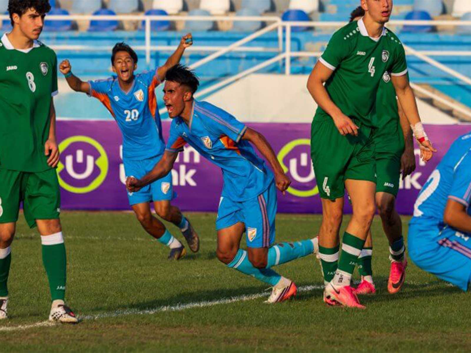Team India in action. (Photo: AIFF)