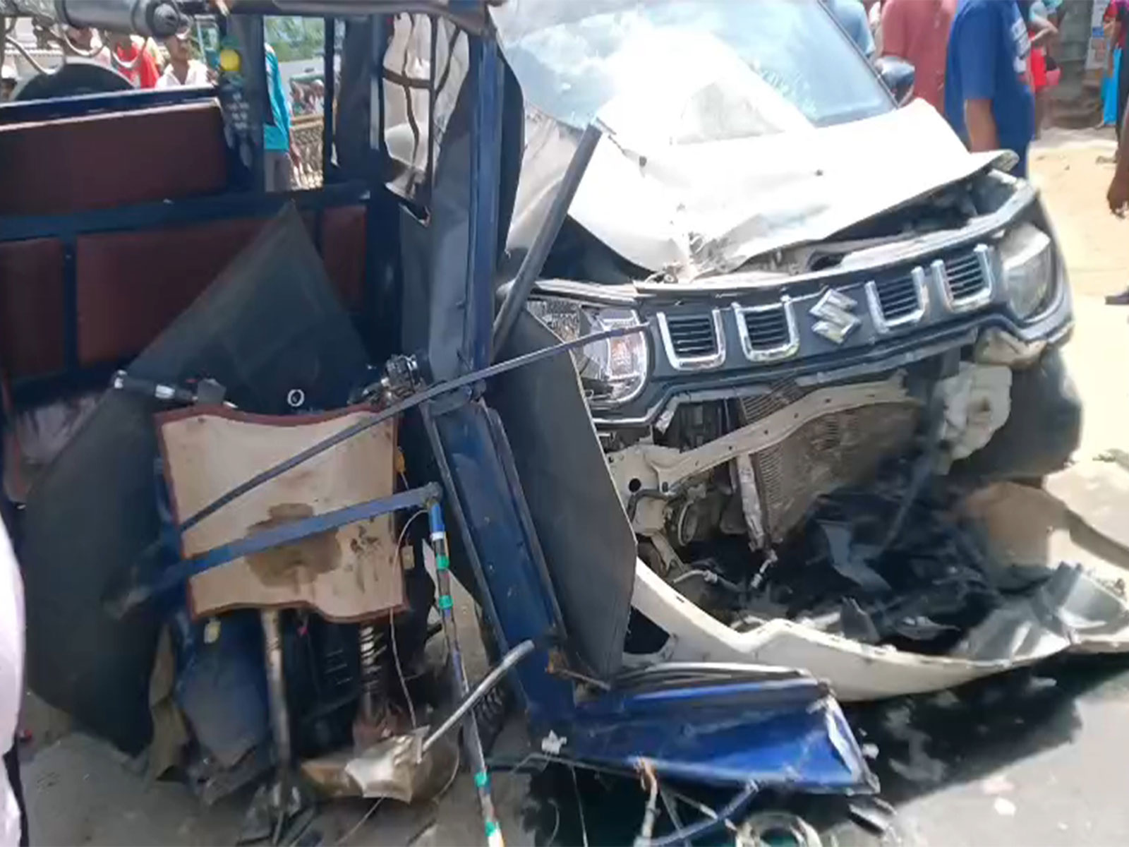 Visuals of the accident (Photo/ANI)