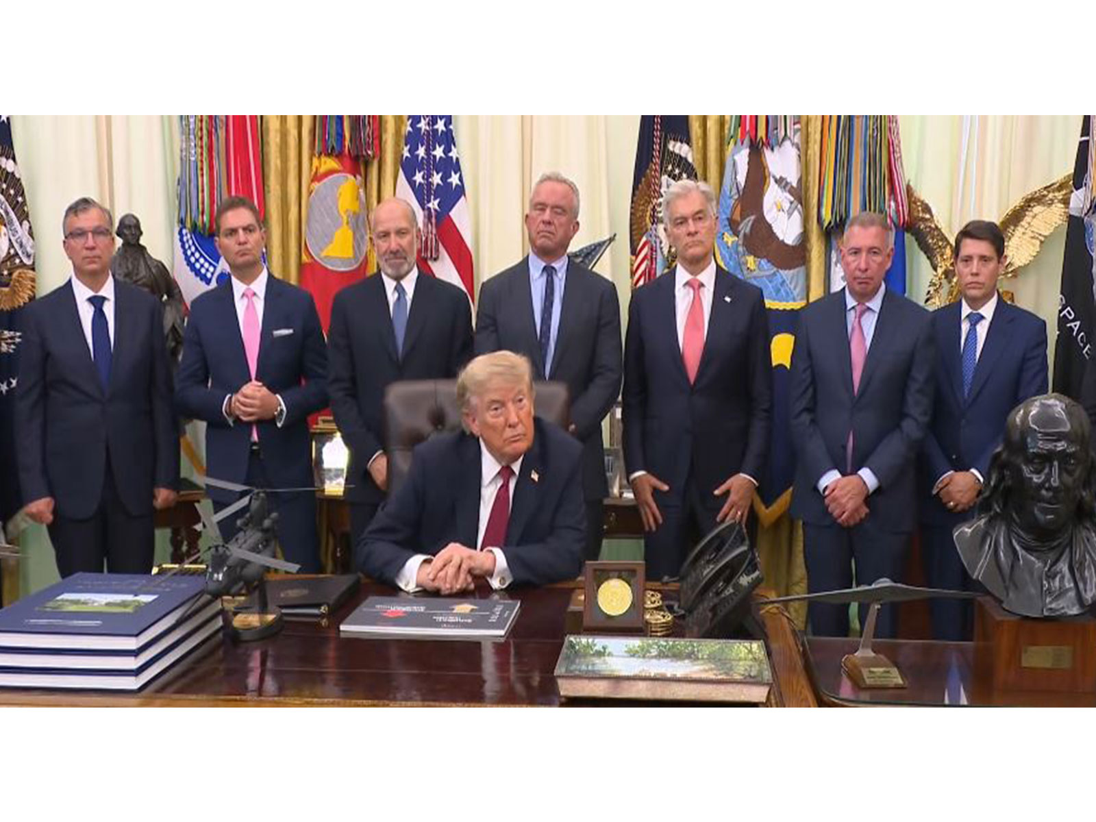 US President Donald Trump at the Oval Office (Photo/ Youtube@WhiteHouse)