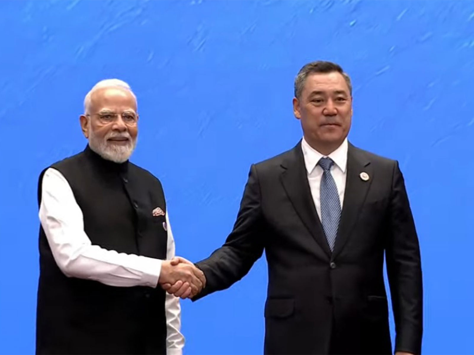 PM Modi arrives at Bishkek's Yrys Ordo Congress Hall to attend 26th SCO Summit (Photo/DD/ANI)