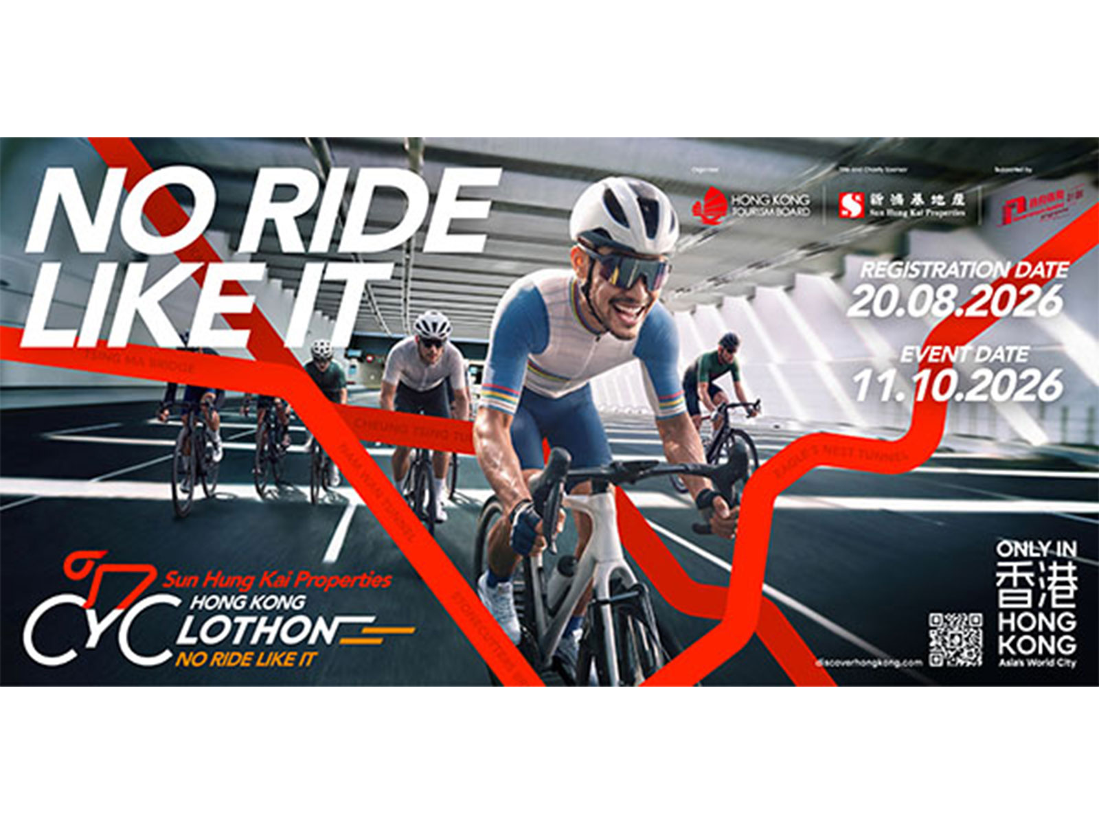Registrations are now open for a one-of-a-kind cycling adventure through Hong Kong's iconic cityscapes along enhanced routes