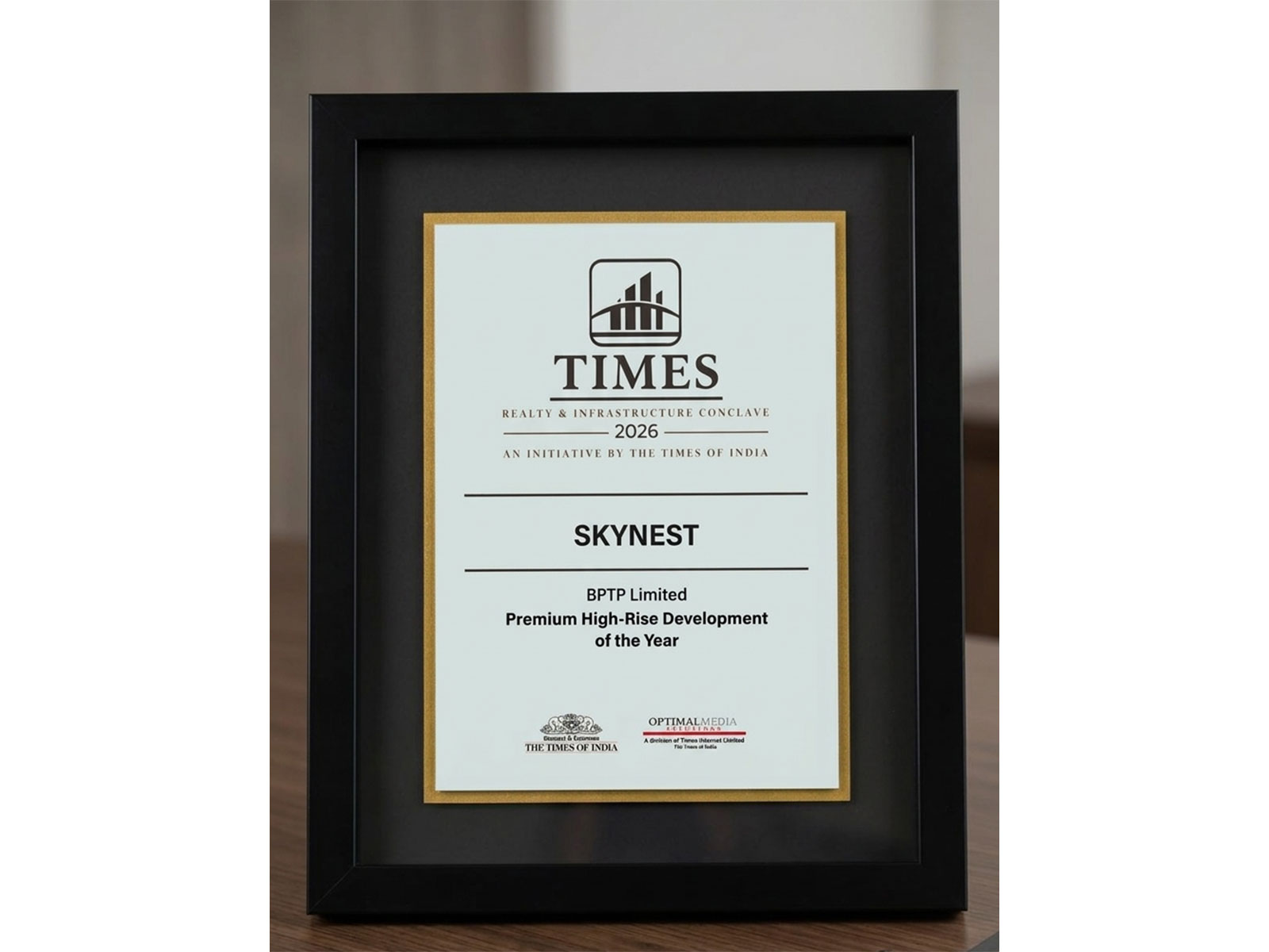 BPTP Skynest bags 'Premium Highrise Development of the Year' at Times Realty & Infrastructure Conclave 2026