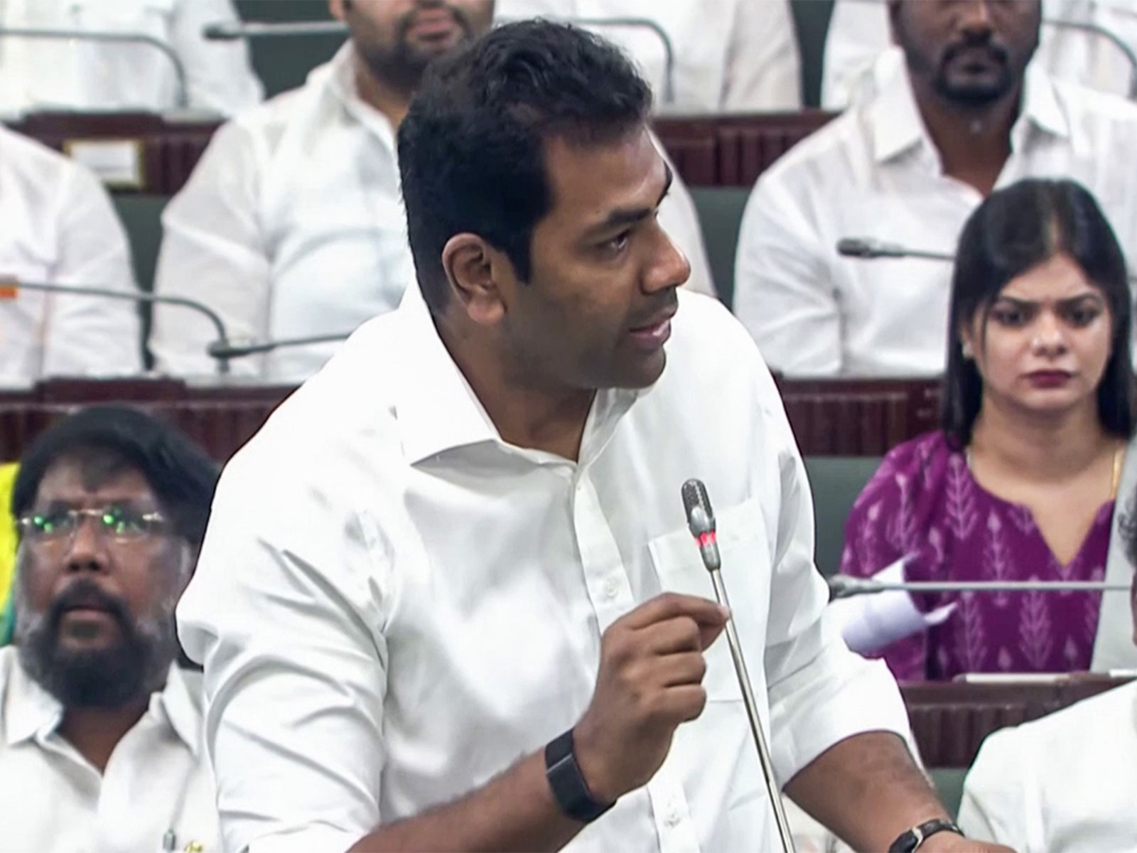 Tamil Nadu minister Aadhav Arjuna (Photo/TamilNaduAssembly)