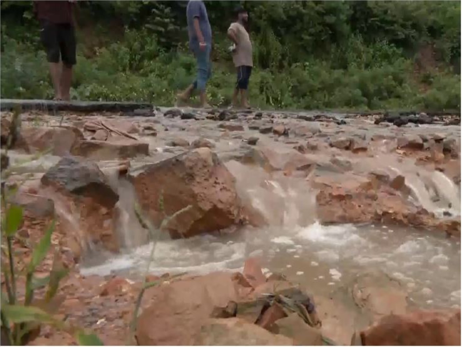Water level of the Mandakini River has risen (Photo/ANI)