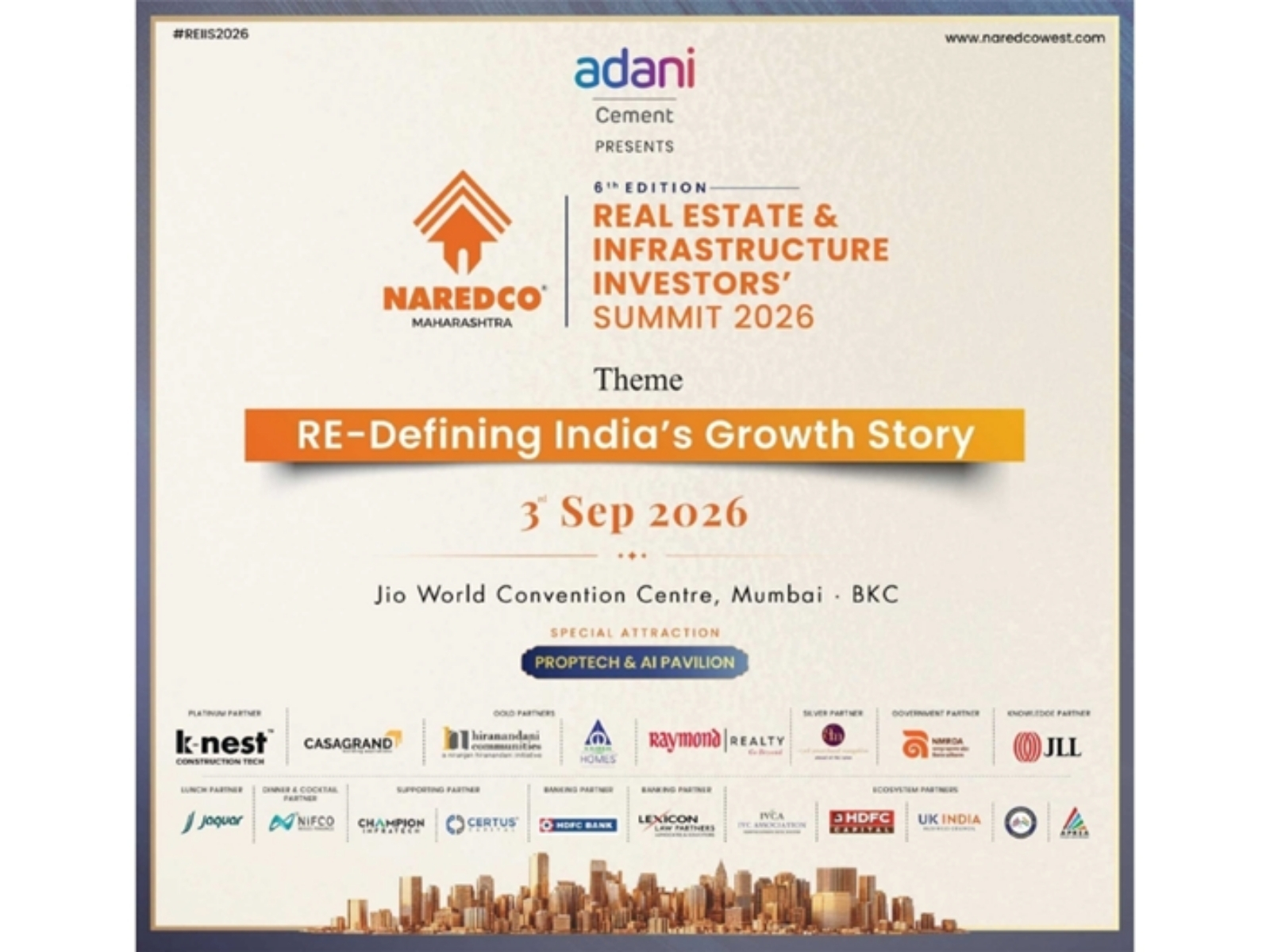 NAREDCO Maharashtra's Real Estate & Infrastructure Investors' Summit 2026 (REIIS 2026)