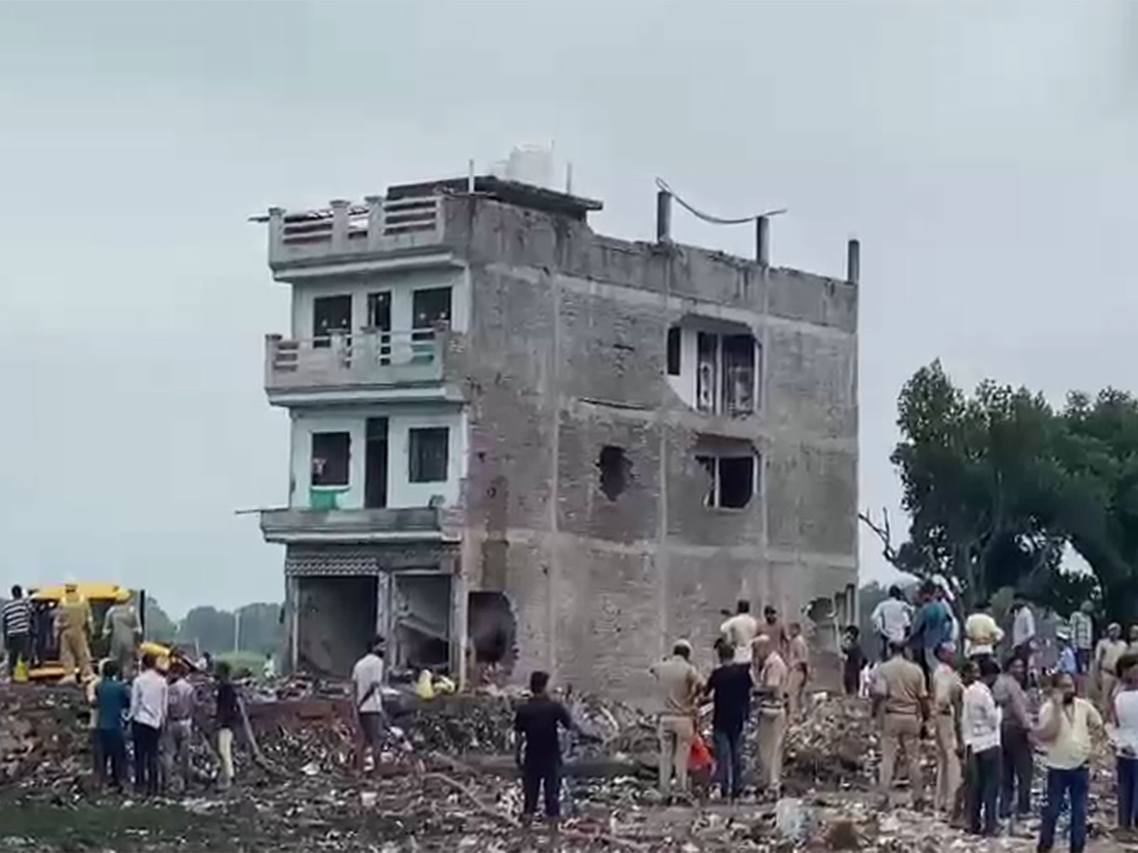 Visuals from the blast area (Photo/ANI)