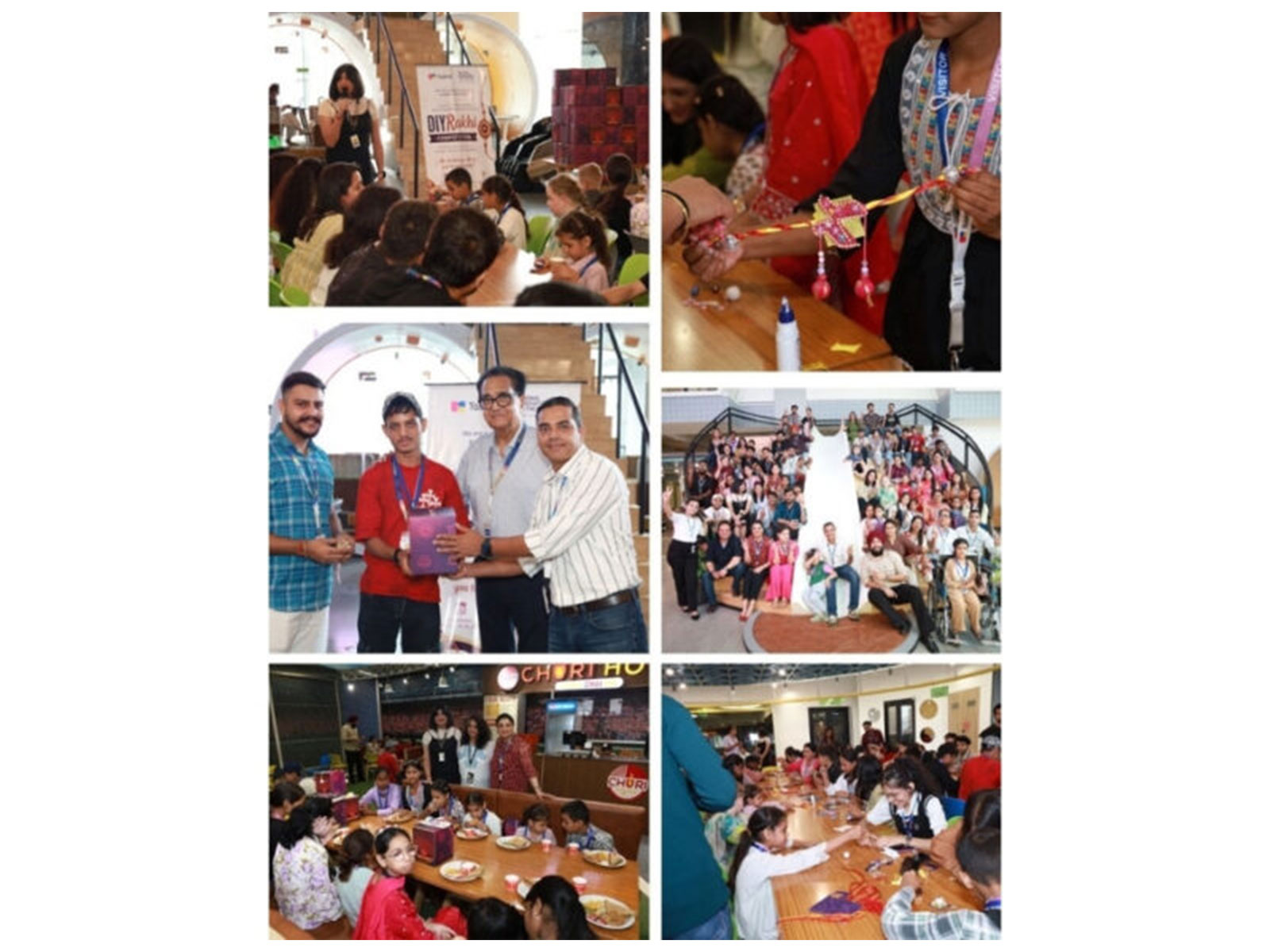 The celebration brought together 34 children from the National Association for the Blind (NAB) and TaskUs employee volunteers for an afternoon of creativity, connection and festive cheer