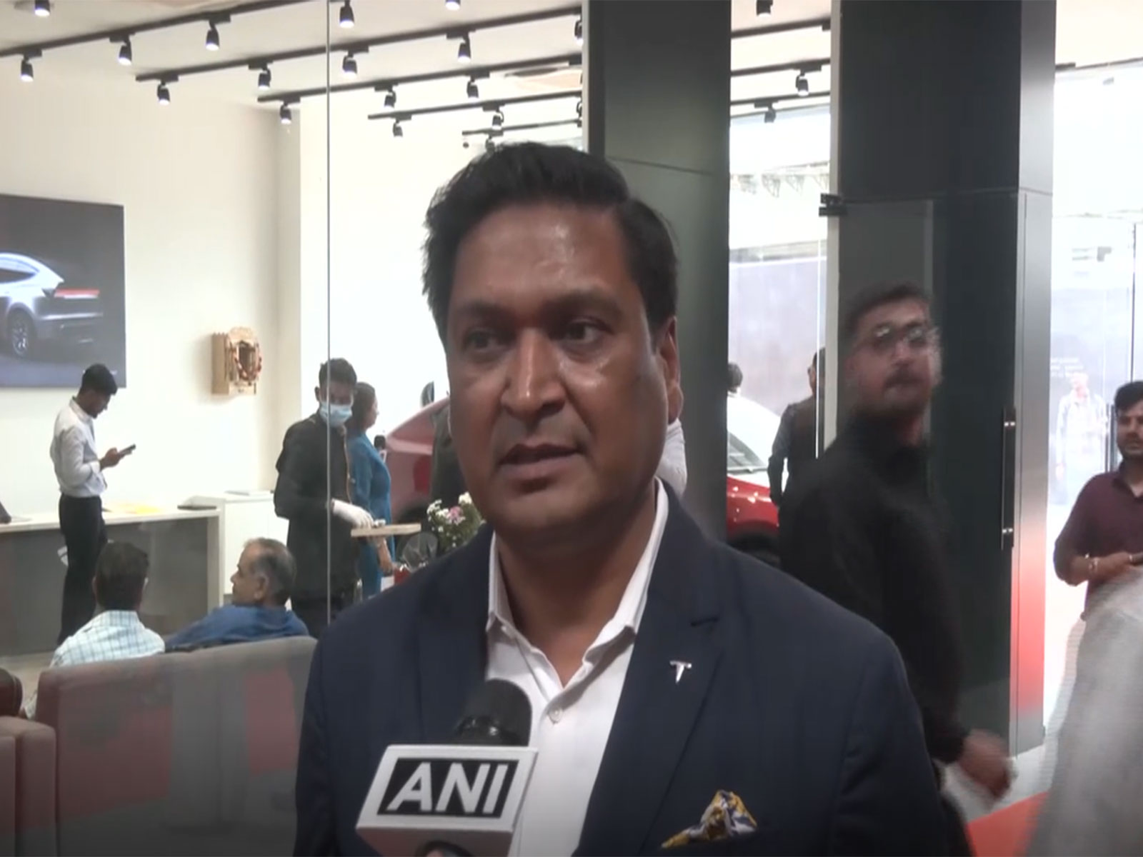 Tesla India Country Head Sharad Agarwal (Photo/ANI)