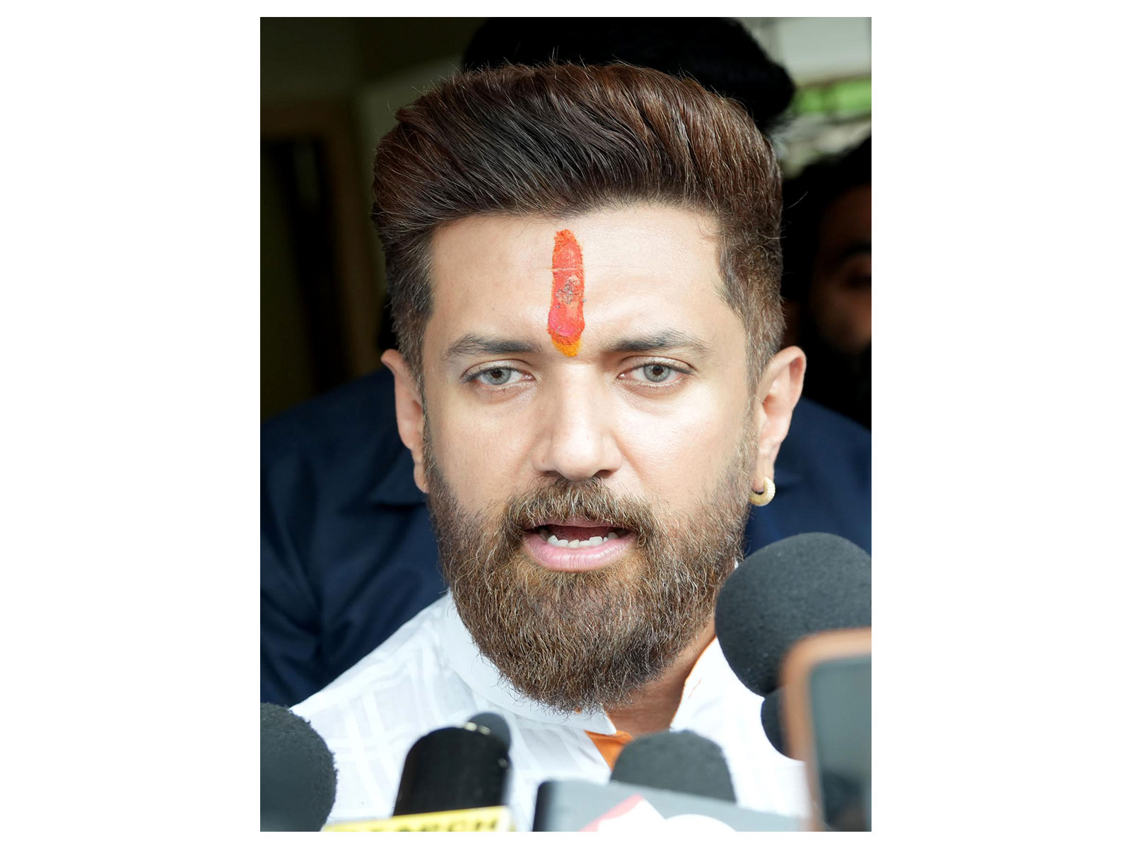 Union Minister for Food Processing Industries and Lok Janshakti Party (Ram Vilas) president Chirag Paswan  (File photo/ ANI)