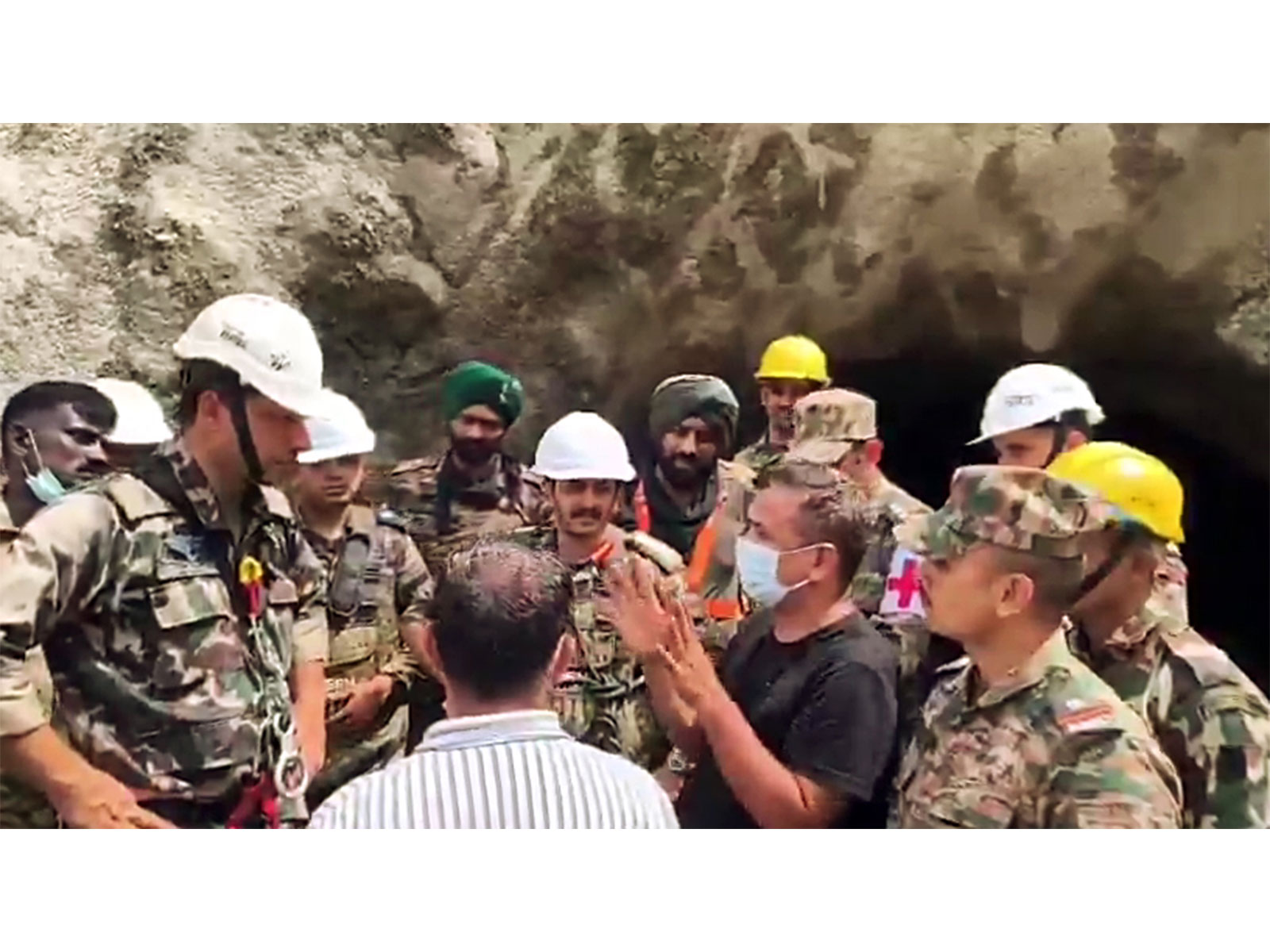 An Indian tunnel rescue team partnered with the Nepali Army to undertake joint search and rescue operations at critical hydropower tunnel sites (Photo/ANI)