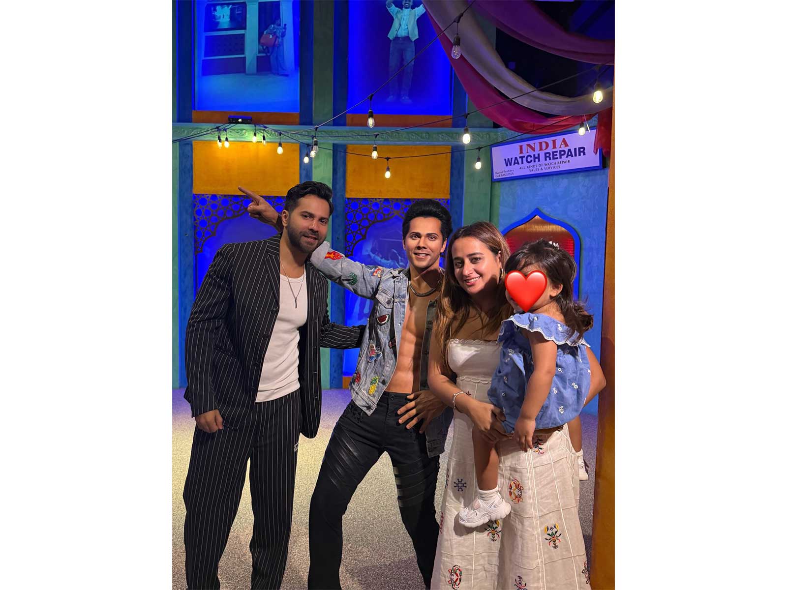 Varun Dhawan with wife Natasha Dalal and daughter Lara (Photo/Instagram@Varundhawan)