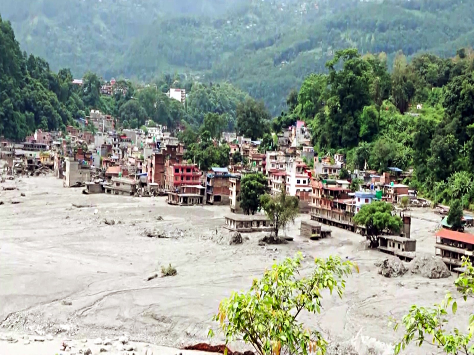 Aftermath of devastating flash floods of the Trishuli River in Kathmandu (Photo/ANI)