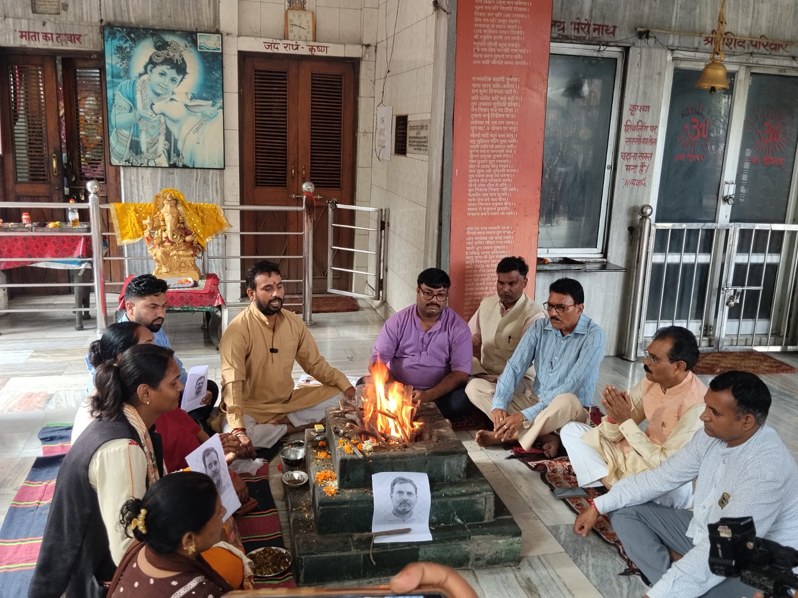 Uttarakhand BJP performs 'Buddhi-Shuddhi' Yajna for Rahul Gandhi (Photo/ANI)
