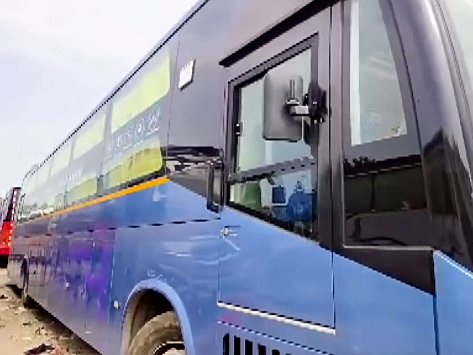 Visual of the sleeper bus involved in the incident (Photo/ANI)
