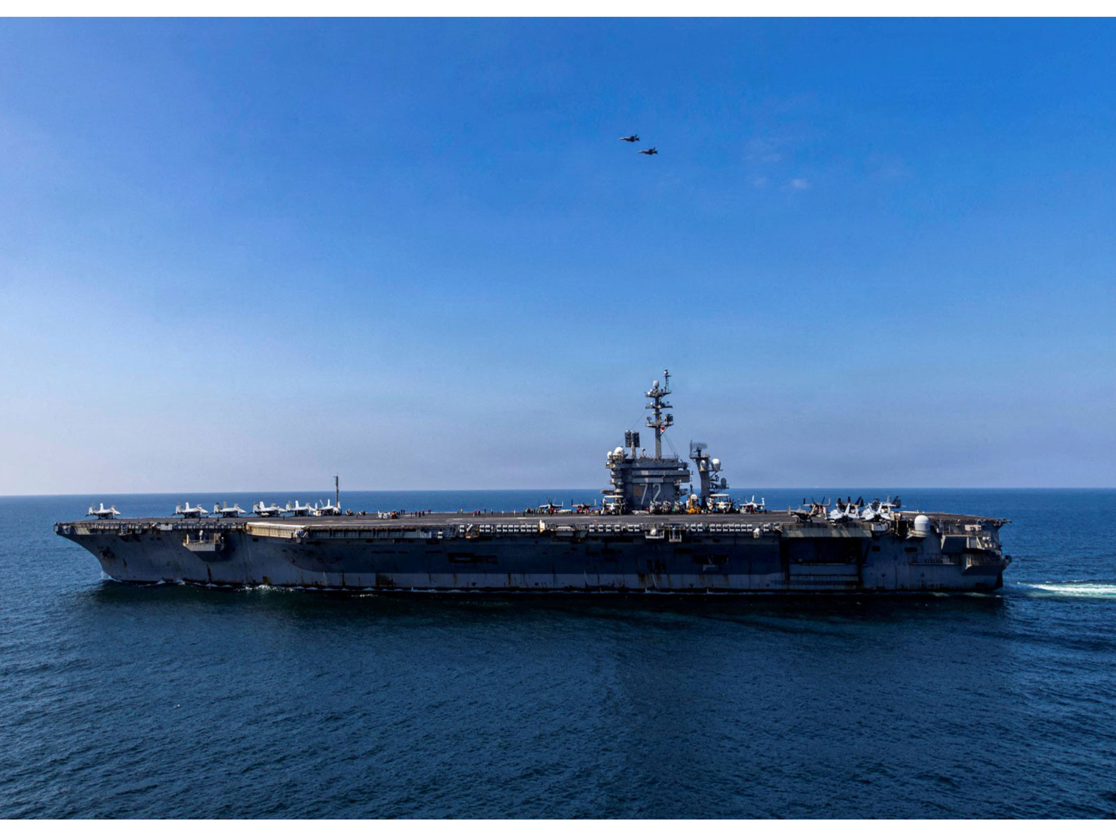 The US aircraft carrier, USS Abraham Lincoln (File Photo/Reuters)