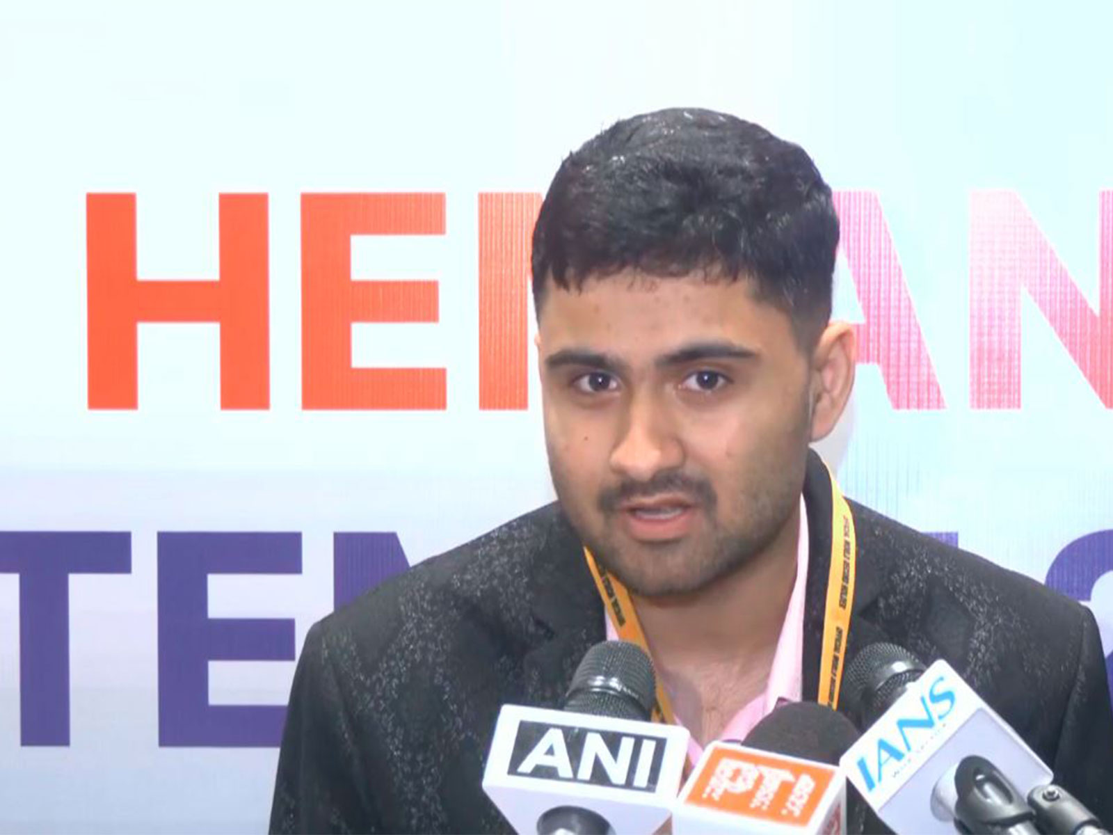 A student from Ahmedabad Yash Hemang Baxi (Photo/ANI)