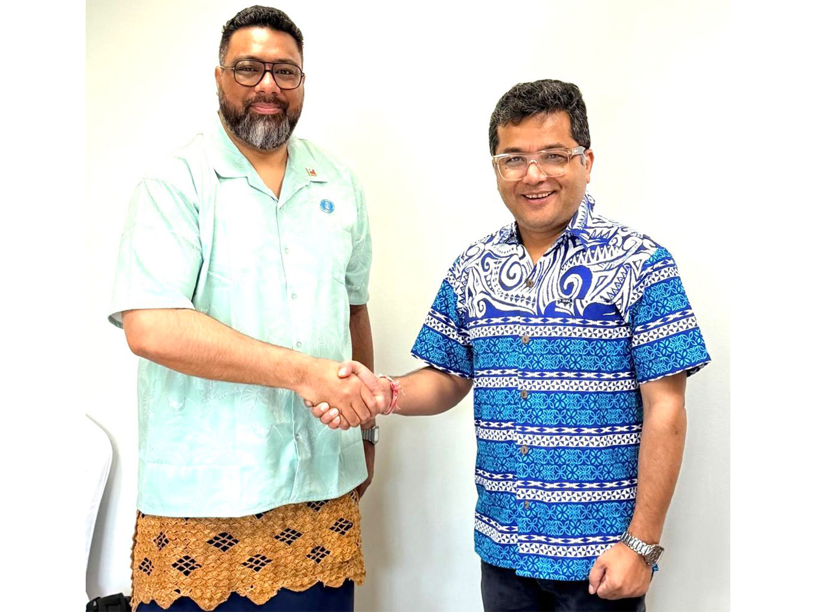 Minister of State for External Affairs Pabitra Margherita meets Tongan Prime Minister Lord Fakafanua (Photo/X/@PmargheritaBJP)