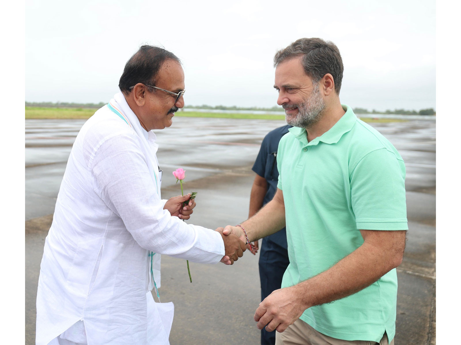 LoP in Lok Sabha Rahul Gandhi with Maharashtra Pradesh Congress Committee president Harshwardhan Sapkal in Nashik (Photo/Congress)