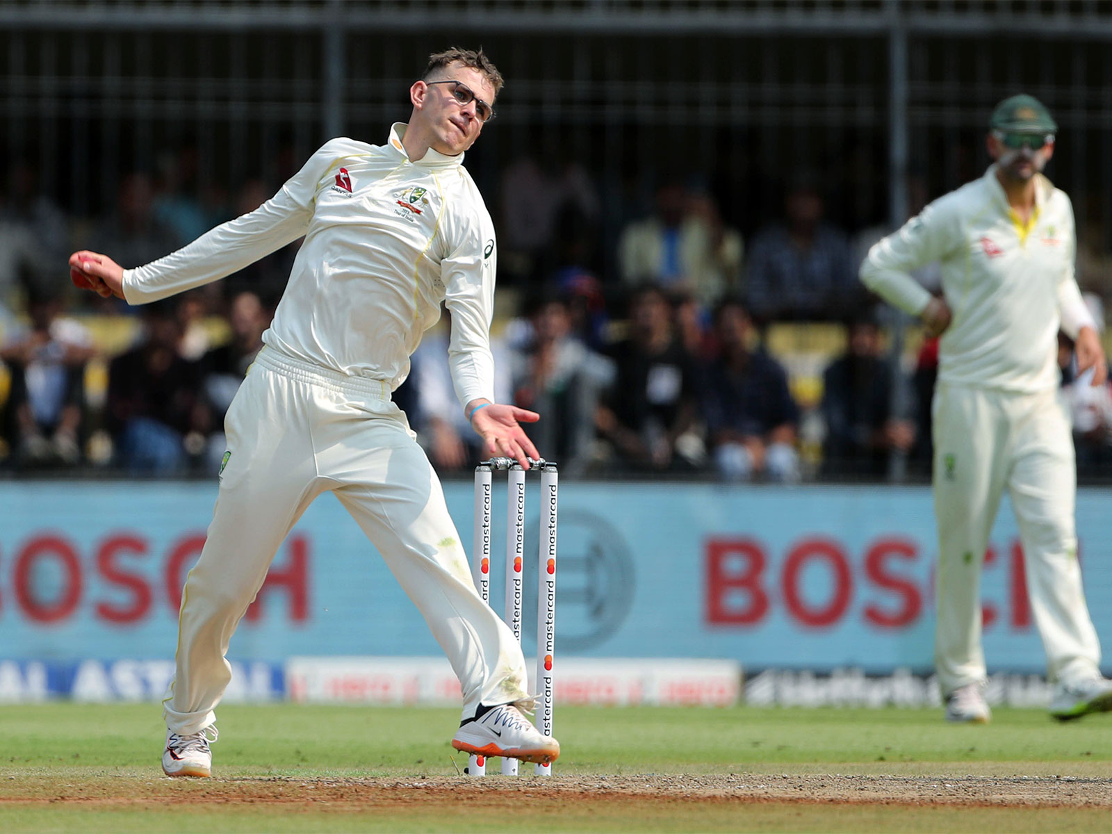 Australian spinner Todd Murphy. (Photo: ANI)