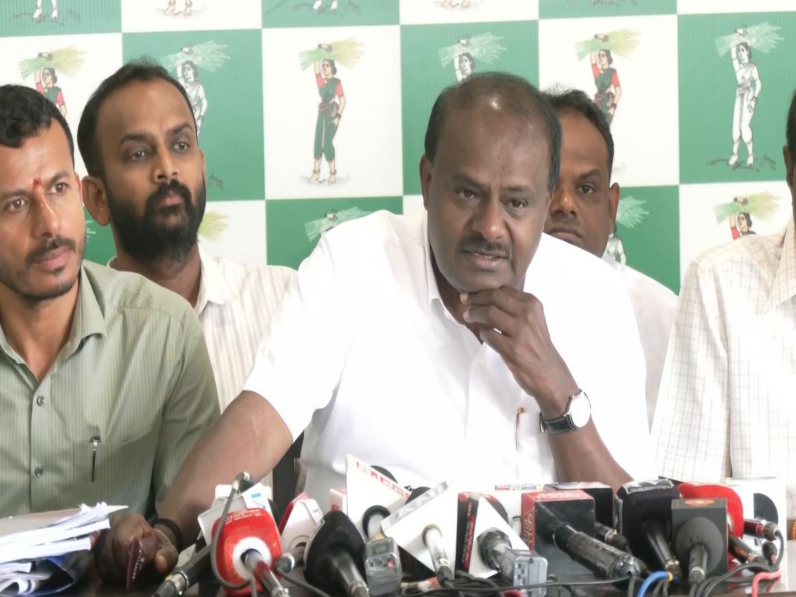 Union Minister for Heavy Industries and Steel H D Kumaraswamy (Photo/ANI)