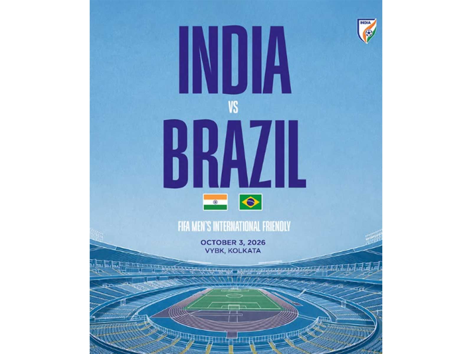 India to host Brazil in historic Kolkata friendly on October 3 (Photo: Instagram/indianfootball)