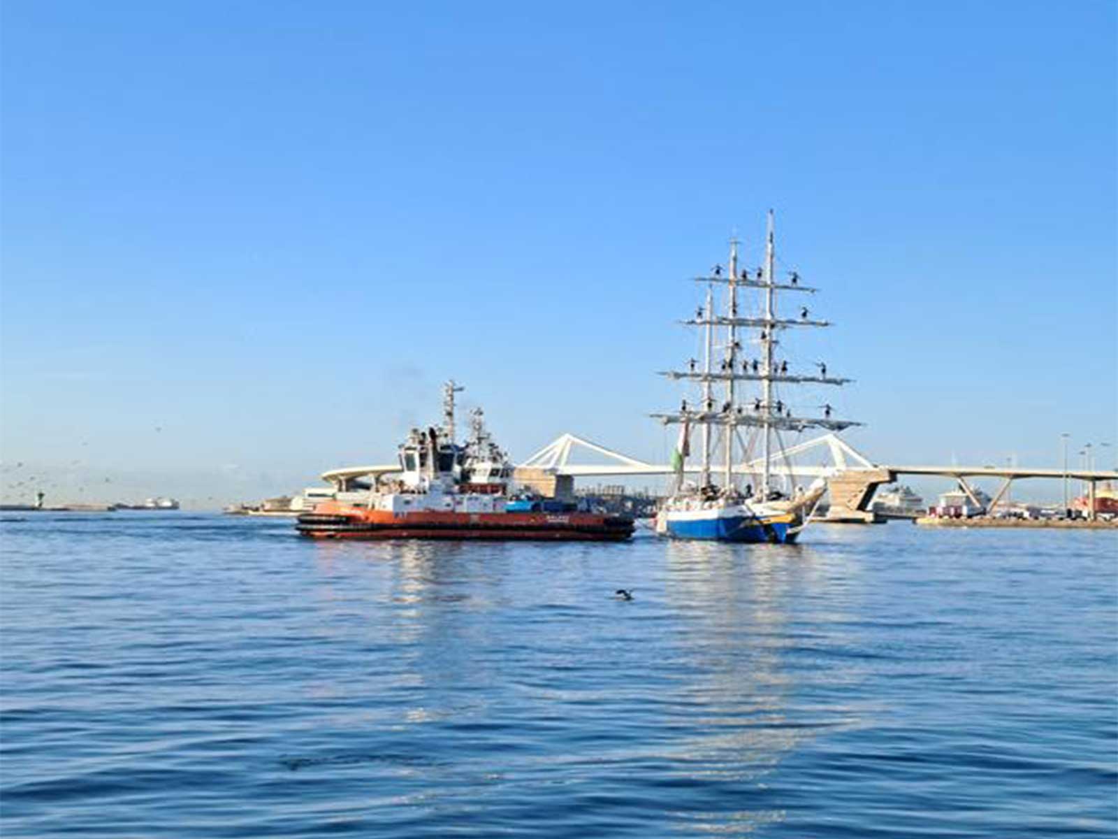 INS Sudarshini arrives in Portugal for Lokayan 2026 (Photo/PIB)