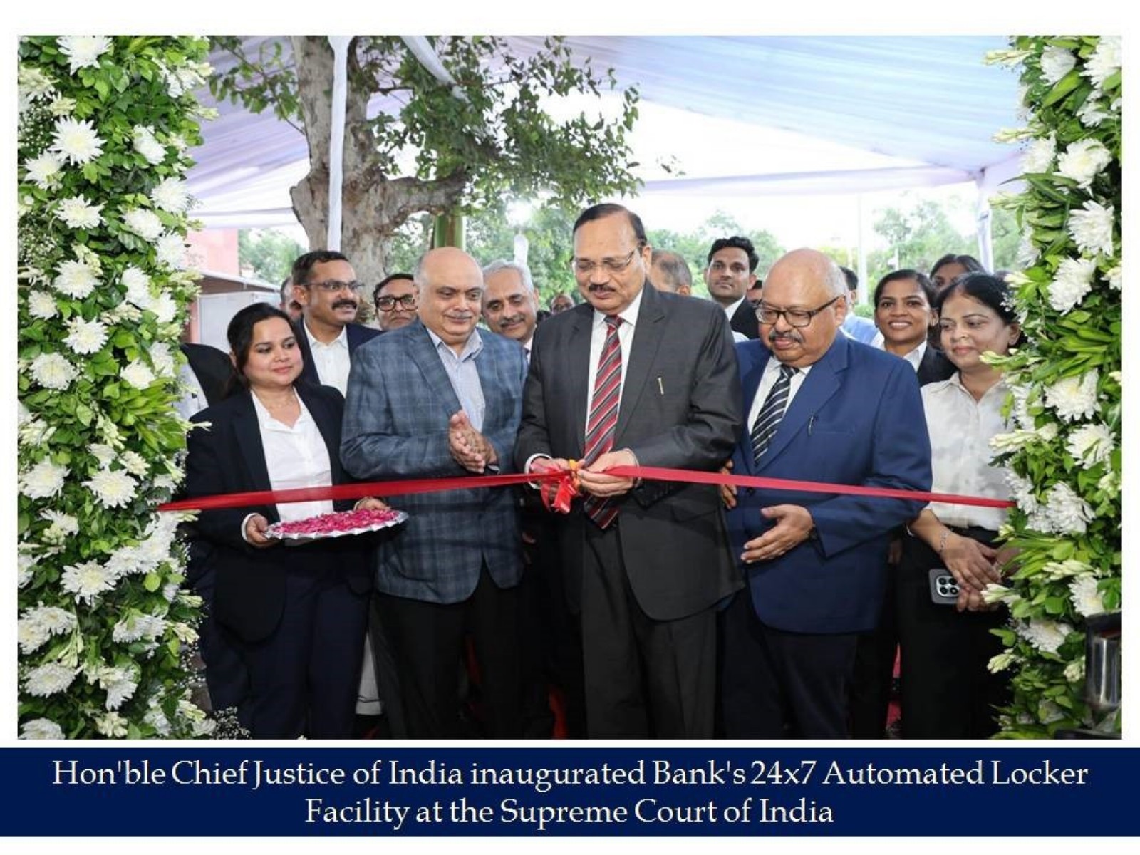 Chief Justice of India inaugurated Bank of Maharashtra's 24x7 Automated Locker Facility at Supreme Court of India