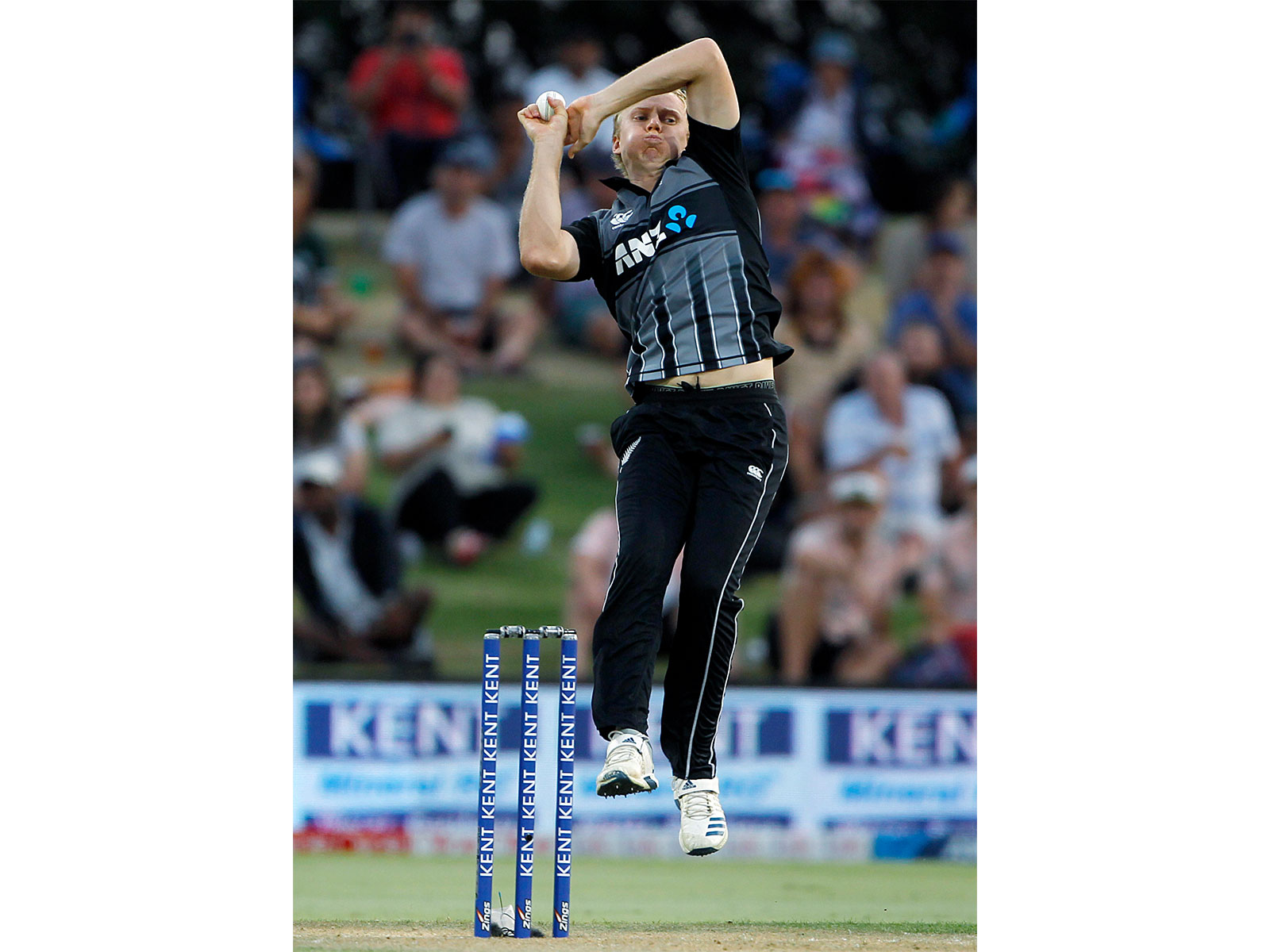 New Zealand cricketer Scott Kuggeleijn. (Photo: ANI)