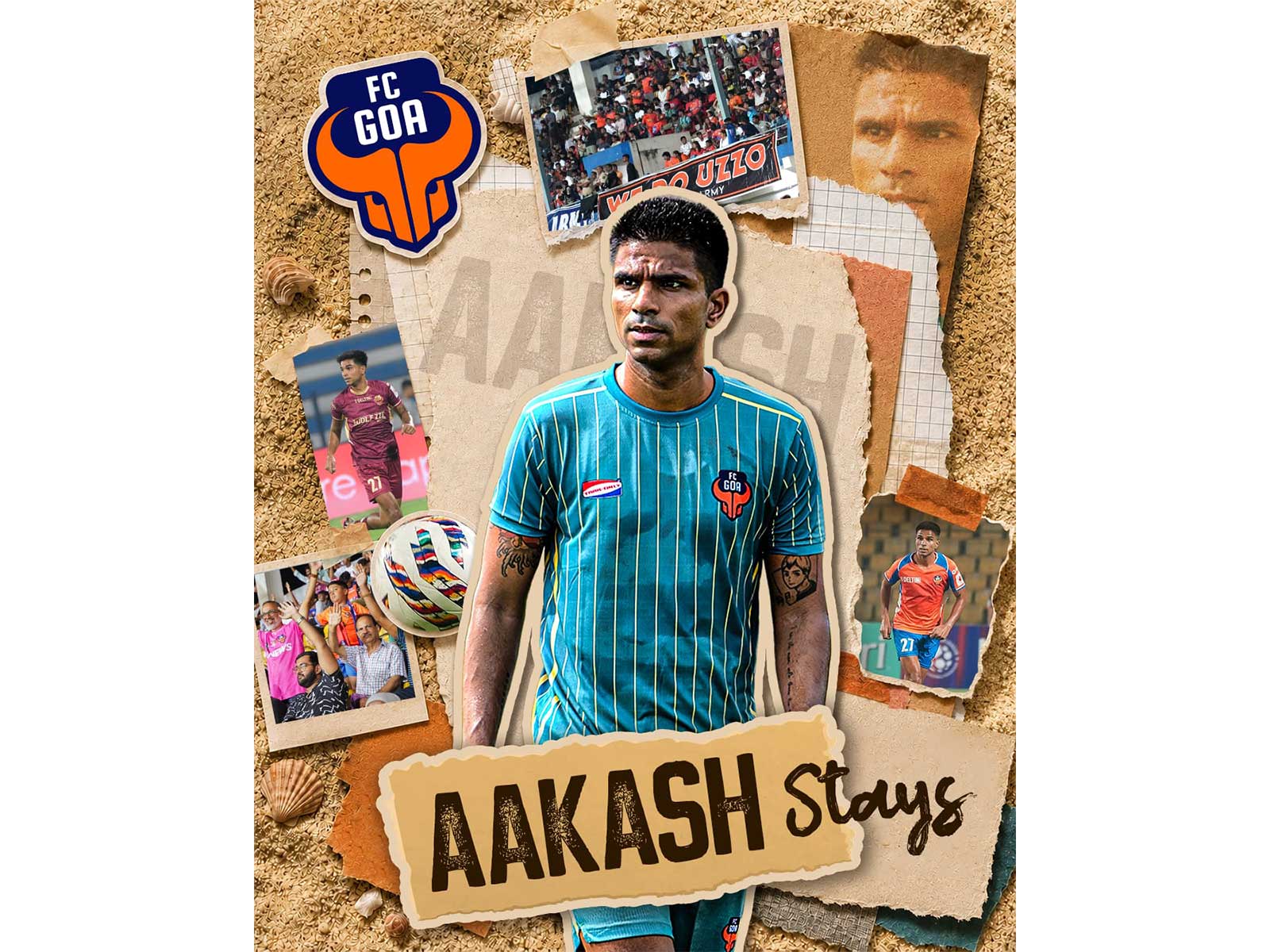 FC Goa's footballer Aakash Sangwan (Image: FC Goa)