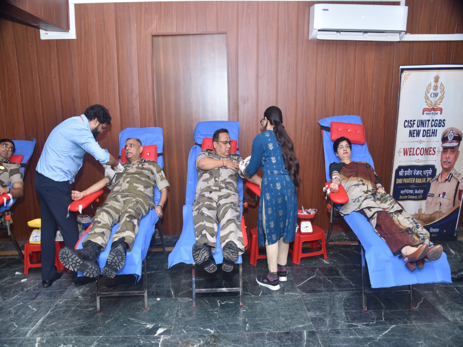 CISF organises mega blood donation drive in Delhi (Photo/CISF)