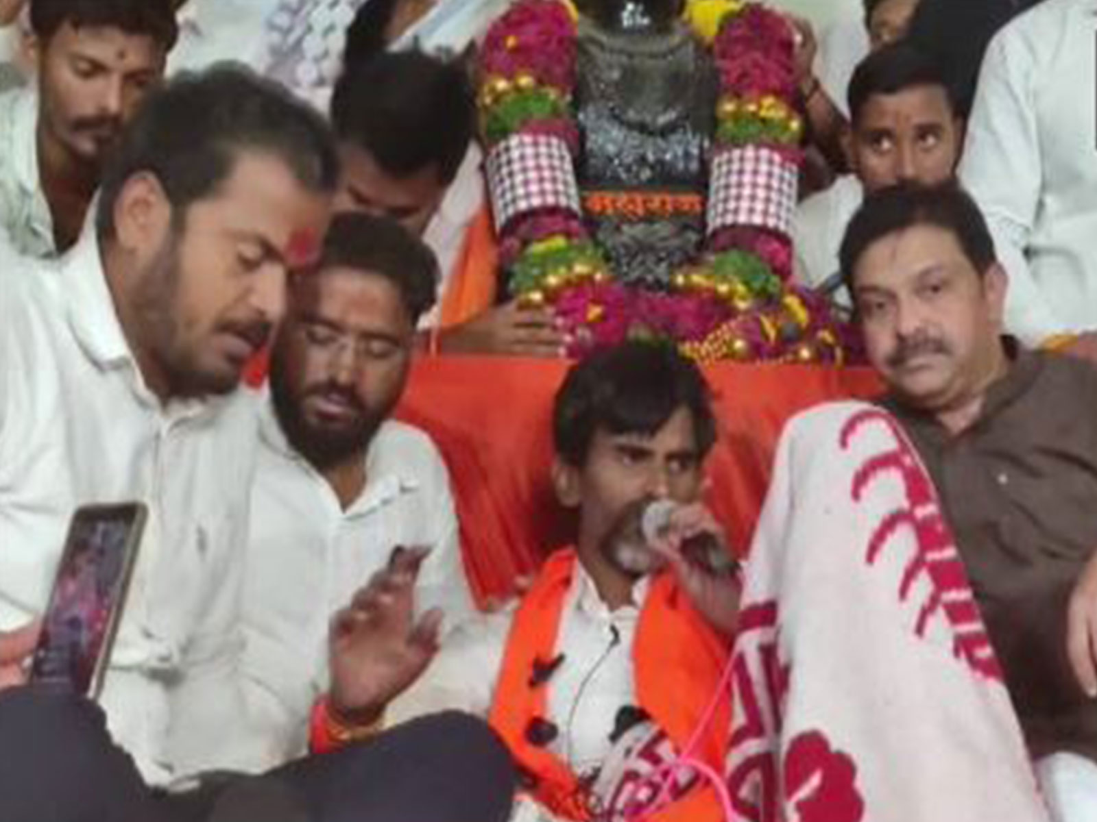  Maratha reservation activist Manoj Jarange Patil  (Photo/ANI)