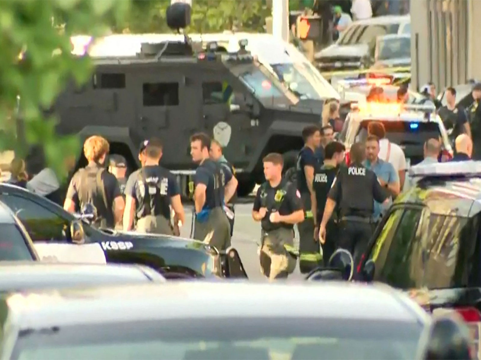 Law Enforcement at the scene of the shooting (Photo/Reuters)