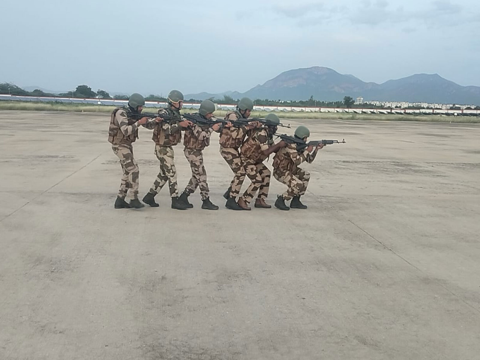 CISF conducts anti-hijacking mock exercise at Tirupati Airport (Photo/@CISFHQrs/X)