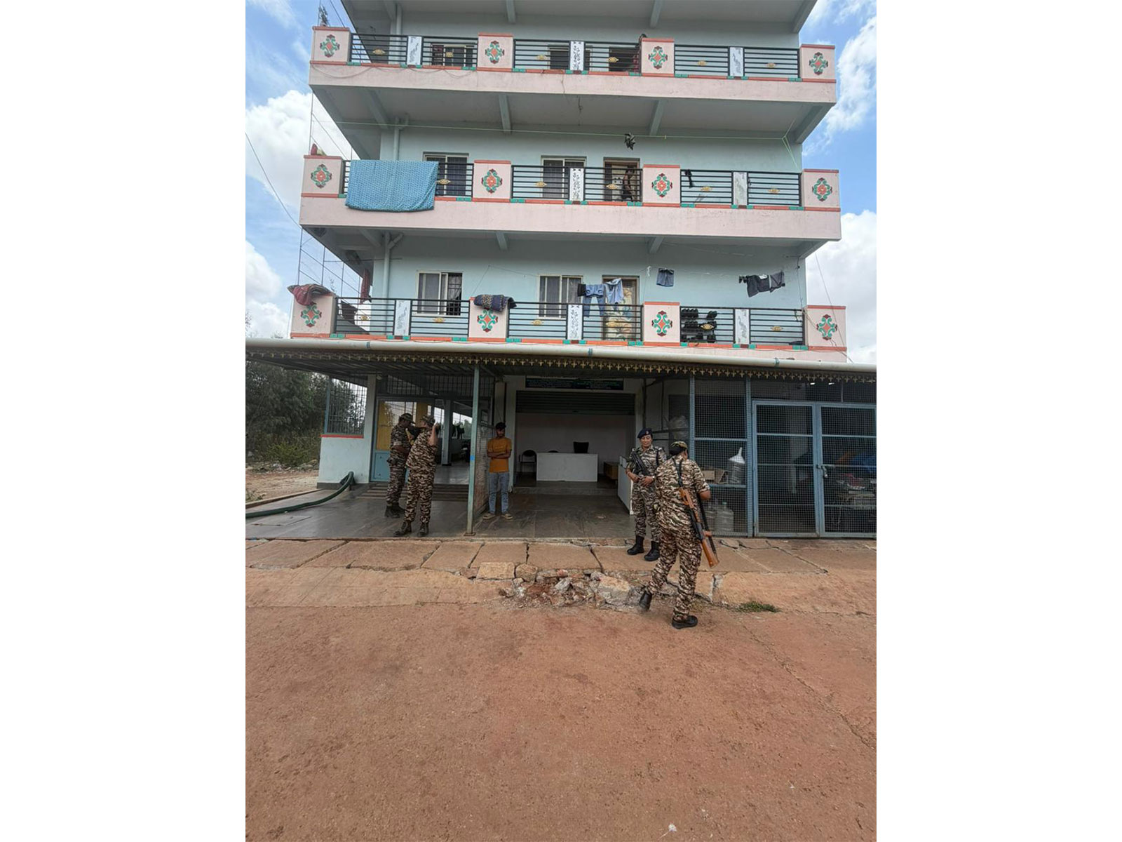 ED search ops at a location in Karnataka (Photo/ANI)
