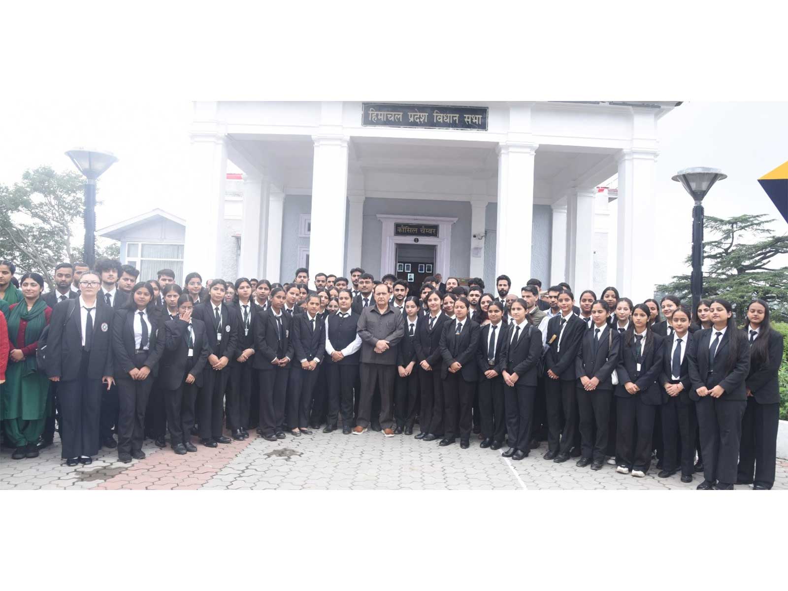 1,908 students visit Himachal Assembly (Photo/ ANI)