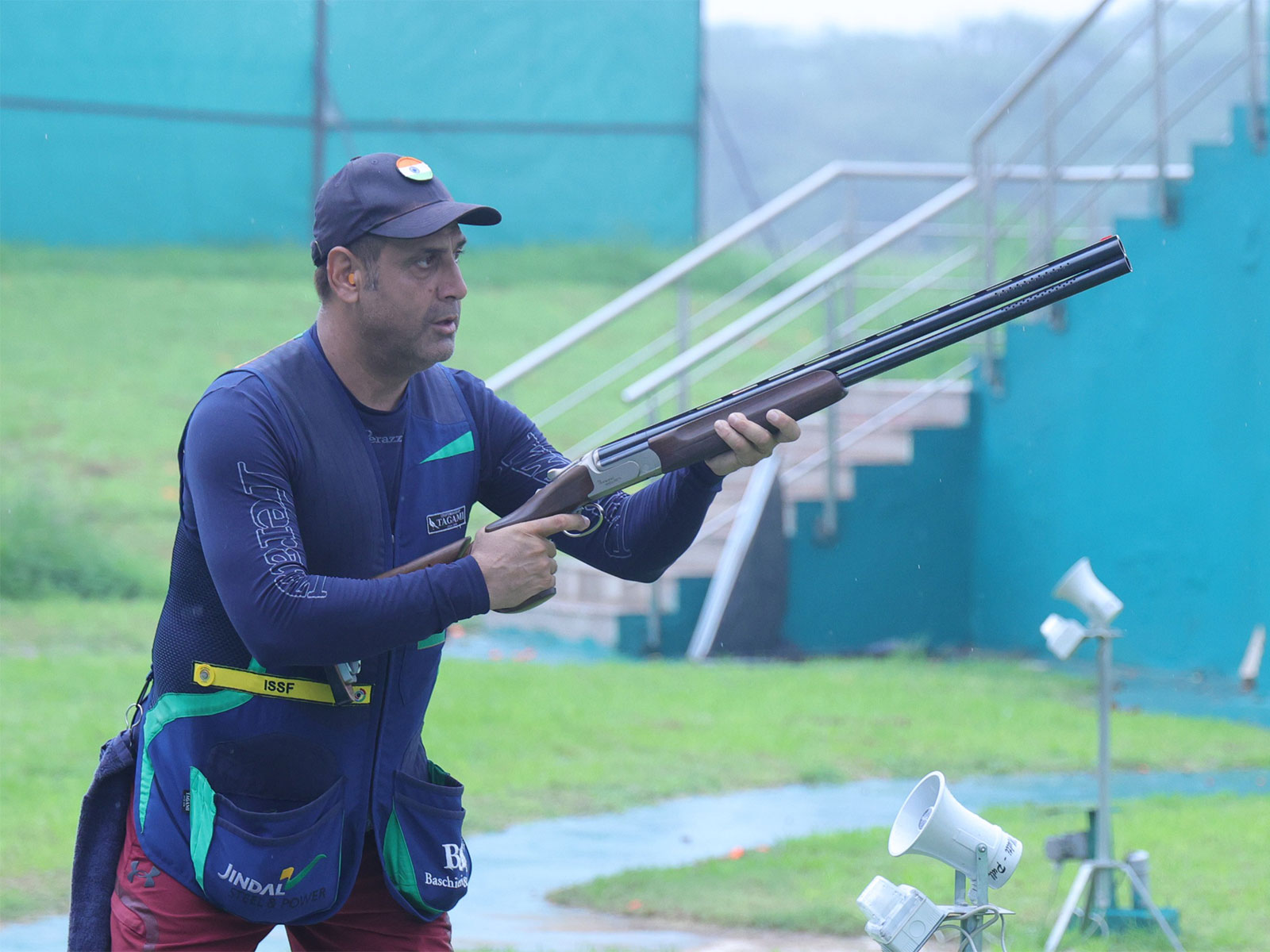 India skeet shooter Mairaj Ahmad Khan (Image: SAI media)