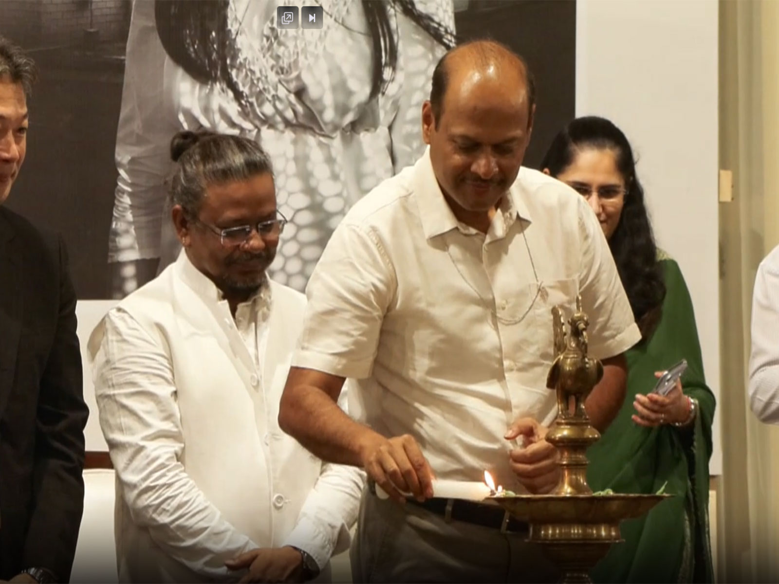 A visual from the opening ceremony at NGMA (Photo/ANI)