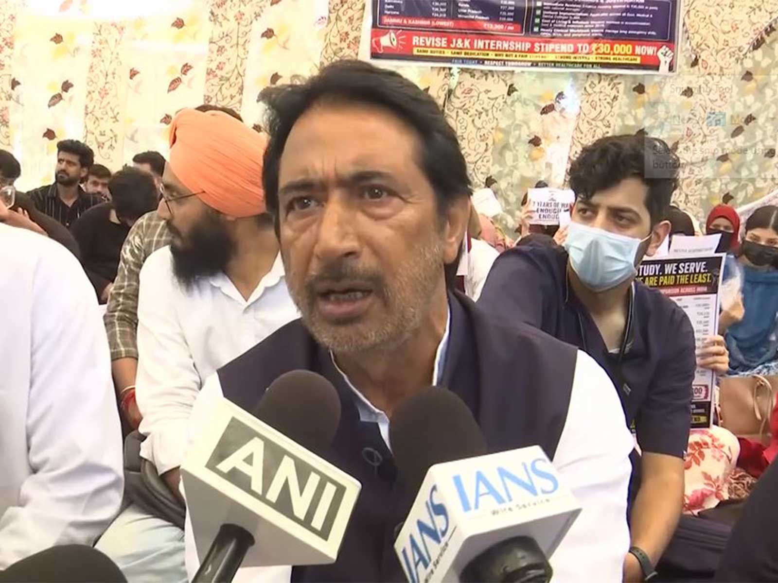 All India Congress Committee General Secretary Ghulam Ahmad Mir (Photo/ANI)