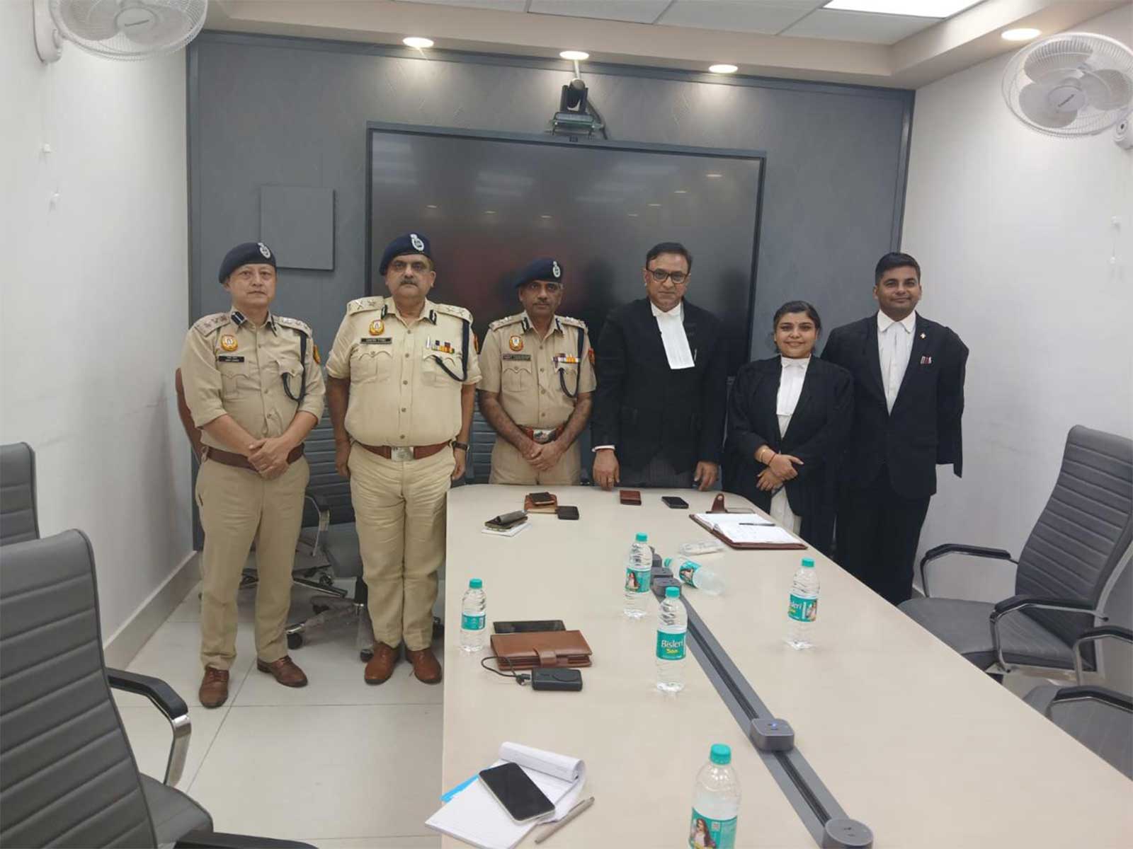 Delhi Traffic Police briefs Bar Associations on traffic plans for BRICS Summit (Photo/ANI)
