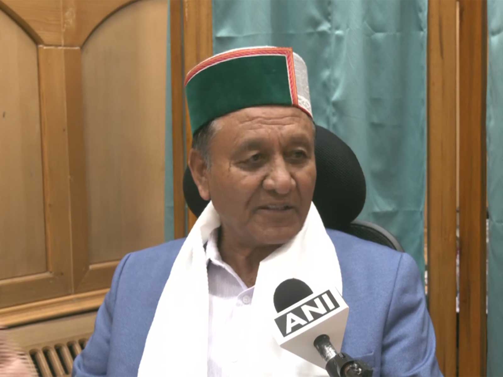 Revenue, Tribal Development and Horticulture Minister of Himachal Pradesh, Jagat Singh Negi (Photo/ANI)