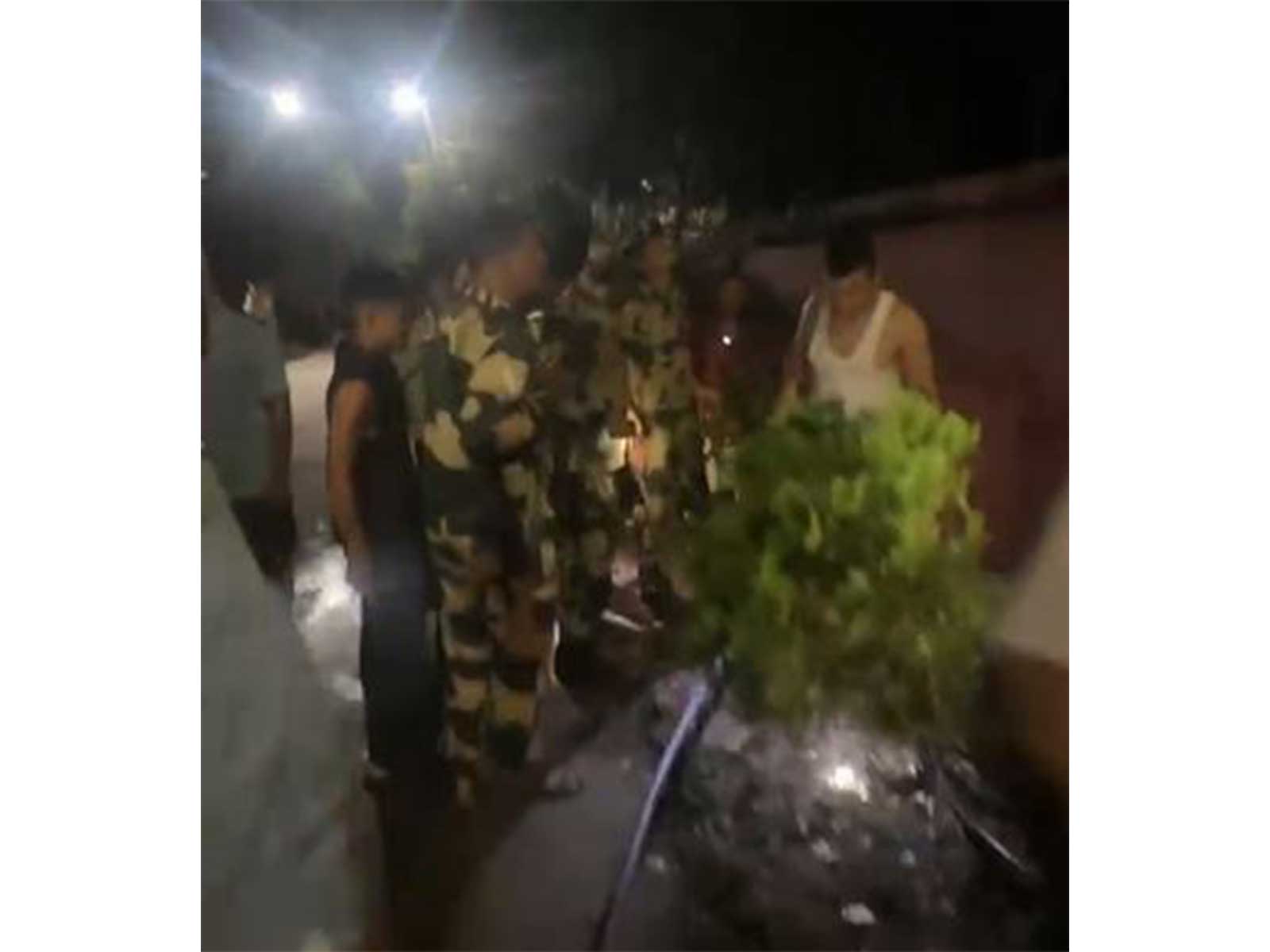 Visual from the bomb blast site (Photo/ANI)