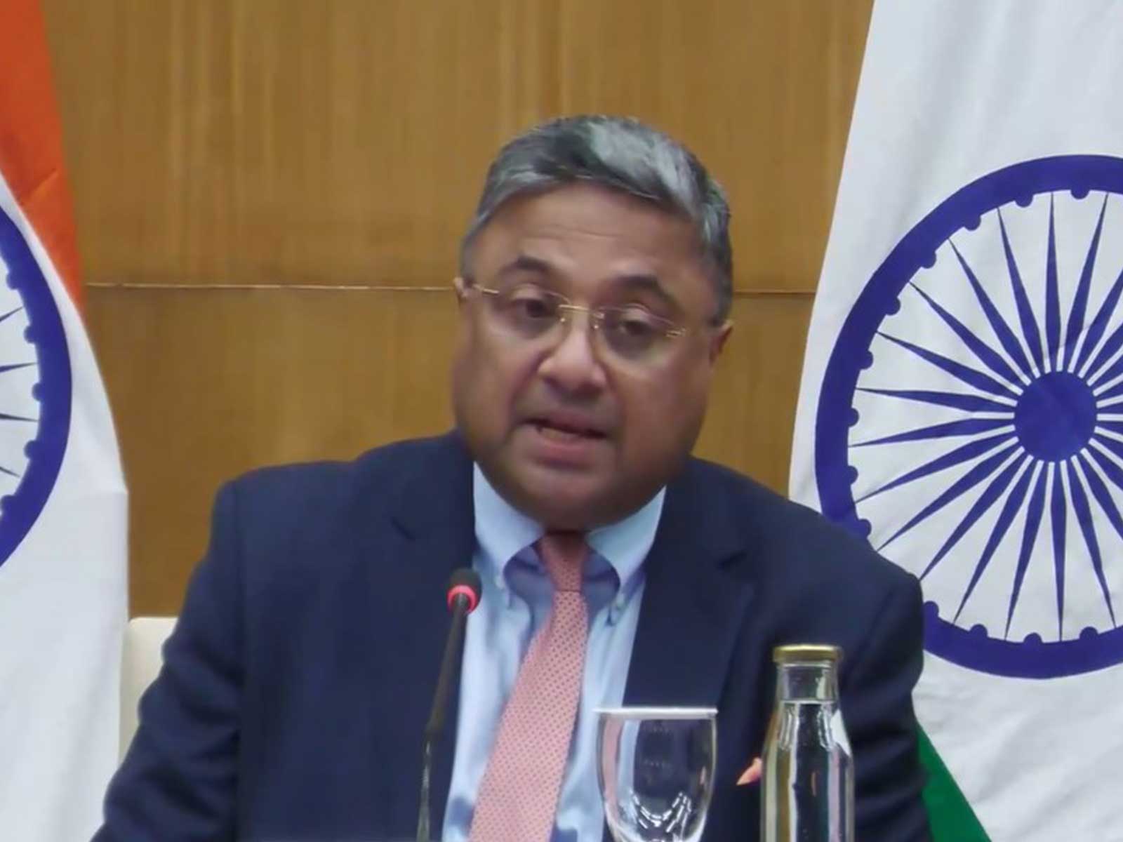 MEA Secretary (West) Sibi George (Photo/ANI)